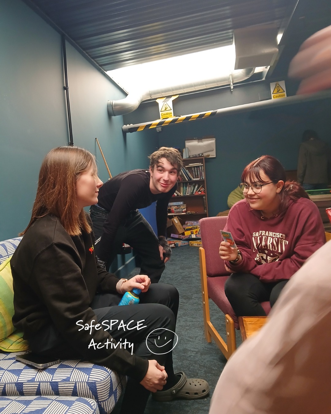 We’ve had a brilliant April so far across our young people’s services! ✨ Here’s a look at what we’ve been up to:
🎲 SafeSPACE enjoyed a relaxed session recently with games, catching up, and plenty of snacks. We’ve also introduced a new hygiene station, where young people can take what they need, when they need it. We’re really grateful for any donations of items such as body wash and shampoo - please get in touch if you can help.
🥽 The group also took part in a drug and alcohol awareness session led by Anita. The beer goggles were, as always, a big hit!
🎨 Alongside this, young people got creative in an arts and crafts session, producing artwork for our building inspired by @thematthewprojectcharity values.
🐹We also welcomed nine young people from our YouCan service to a session with Our Animal World. They had the chance to learn about and handle a range of animals, including a snake, salamander, chameleon, gerbils, and guinea pigs. Everyone showed incredible bravery, and it was a fantastic learning experience for all involved.
If you or someone you know could benefit from support from our young people’s services, referral forms are available on our website.