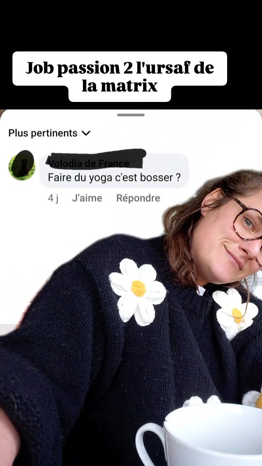 Un grand merci à mon premier hater 🙏
Job passion ursaff prof de yoga