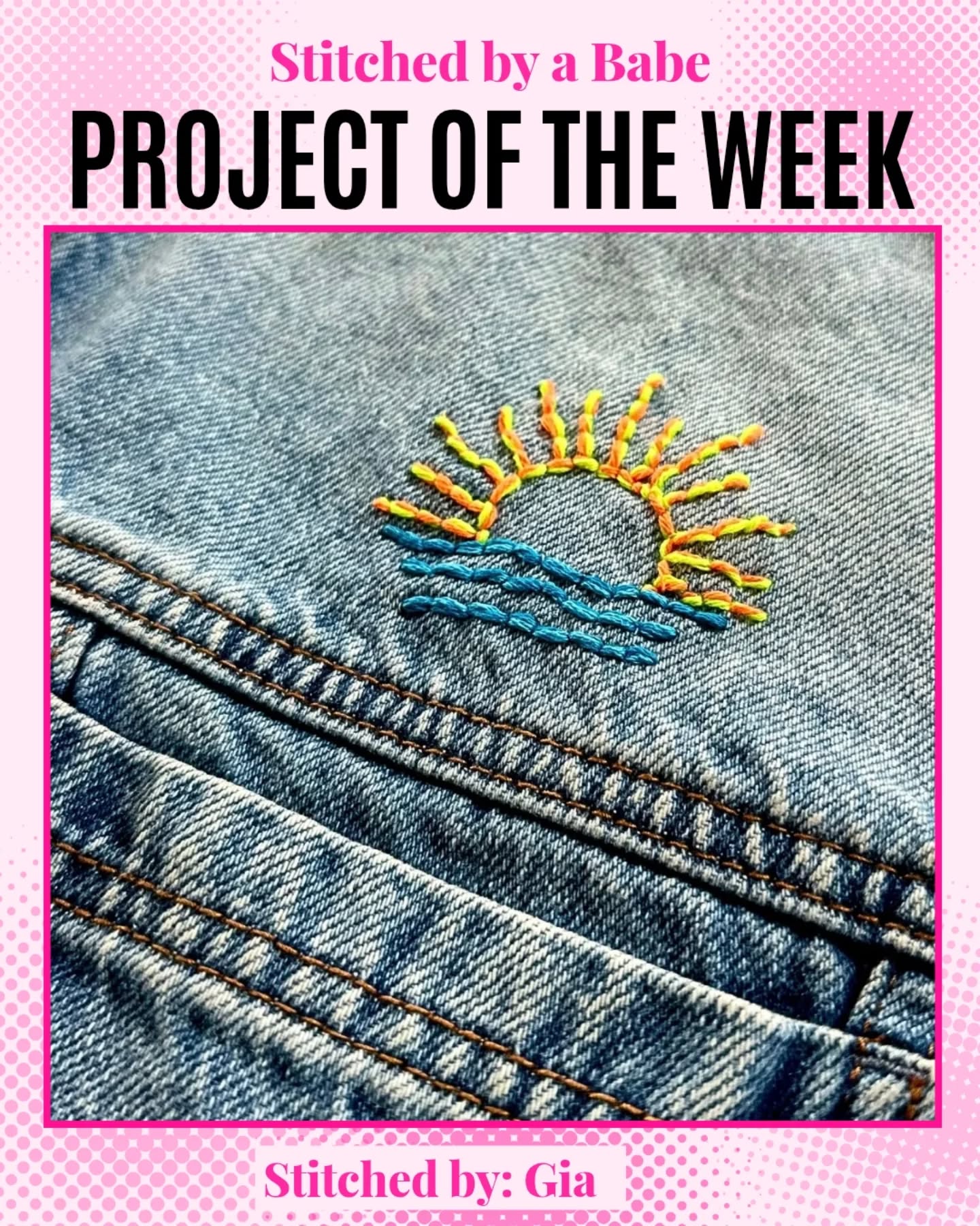 this is your sign to book something different this week 🧵✨
our Project of the Week by Gia of @busybinkids is giving us serious Summer vibes 👏🌅
“I love the opportunity to learn a new craft especially in good company!!”
not another dinner. not another drink. something you’ll actually remember.
✨ beginner + experienced friendly
✨ we teach you step by step
✨ you leave with something you’ll actually wear
spots are filling as dates get closer 👀
book now: embroiderybabes.com/upcomingworkshops
Comment “STITCH” and I’ll send you a special perk 😉🪡