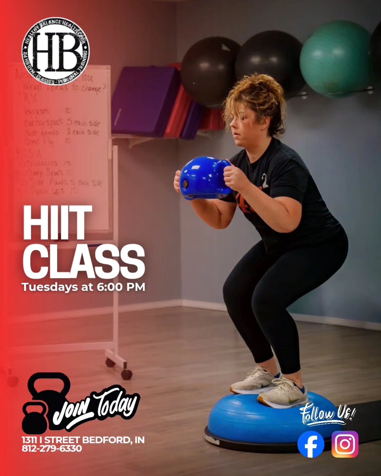 Come join us tonight from 6-7 PM for an awesome session and let's kick off this new month strong together! Whether you're aiming to smash your fitness goals or just want to have some fun with friends, this class is perfect for everyone!
📍 Location: Healthy Balance
⏰ Time: 6 PM - 7 PM
👟 Bring your energy and let's get moving!
Tag a friend who needs to join you!
#HealthyBalance #HITT #WOW #FitnessJourney #StayFit