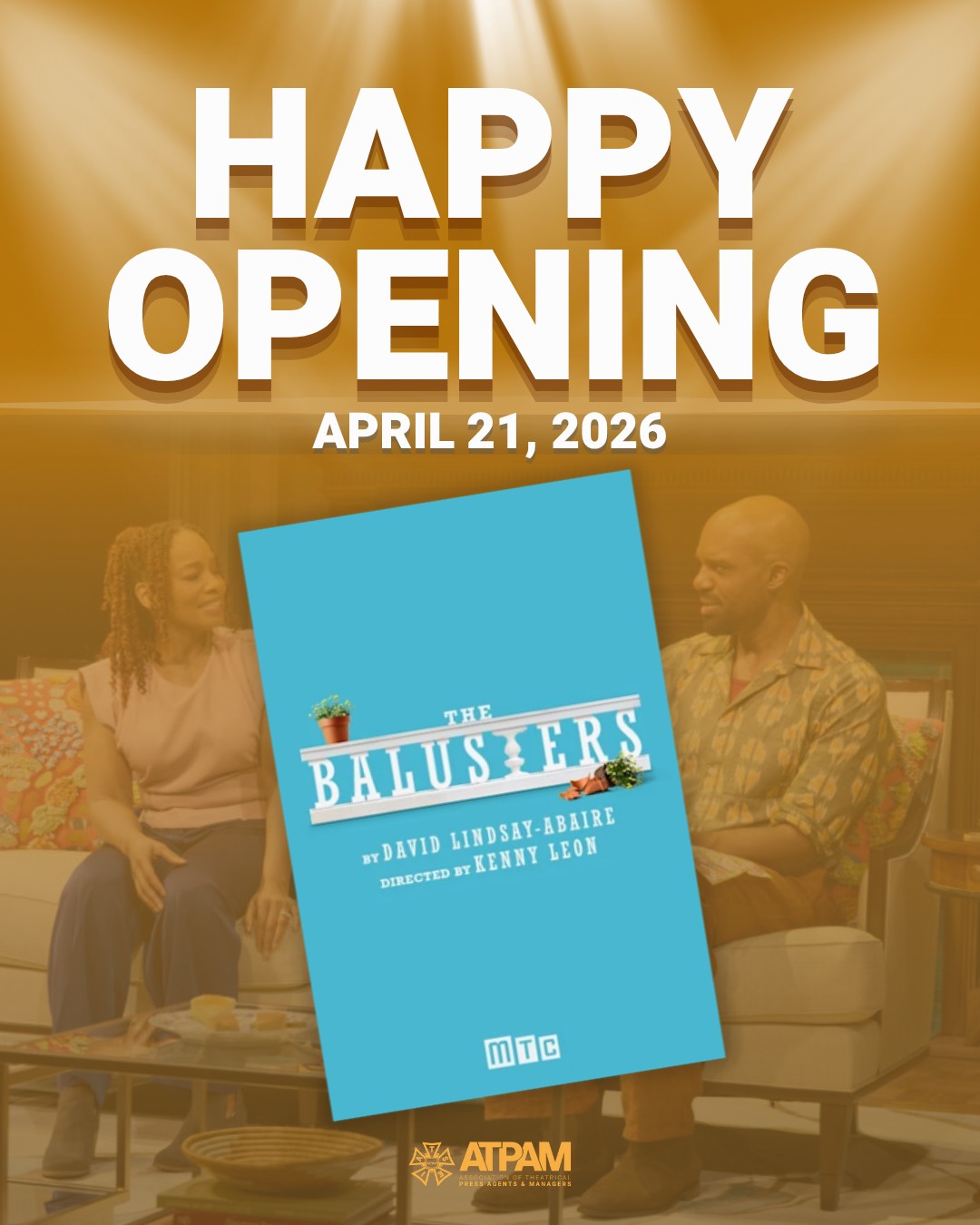 Tonight at the Samuel J. Friedman Theatre, the neighbors are fighting. Behind the scenes, our ATPAM team already had everything settled. @mtc_nyc's #TheBalustersBroadway is open!