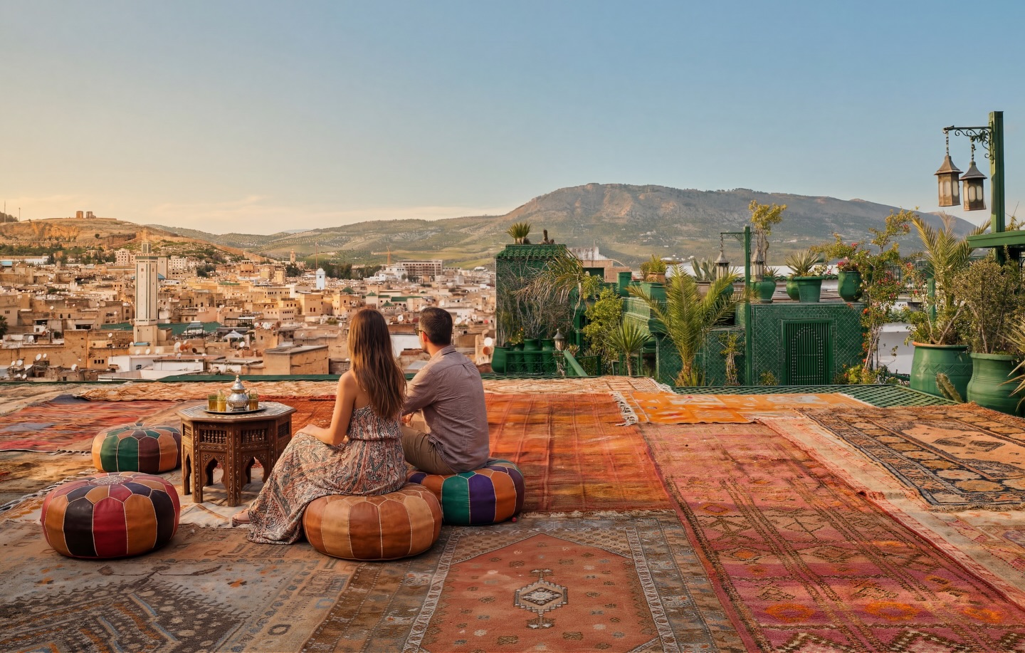 Inviting you to our rooftop terraces overlooking the medina, where sunlit lunches, golden afternoons, and unforgettable dinners unfold with the most breathtaking views ✨
@omartajmouati.photography
#palaisdefes #fesmorocco #morocco #maroc #fez