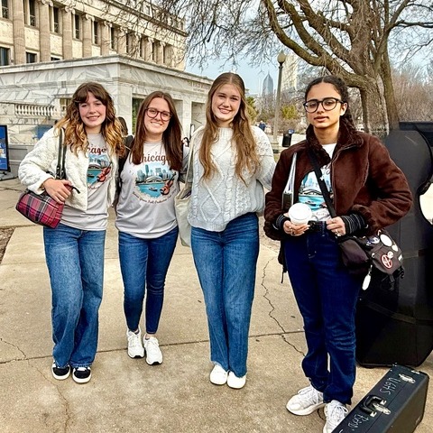 Pictures from the UGHS Orchestra and Band trip to Chicago! The students had a great time with a performance at the Field Museum!