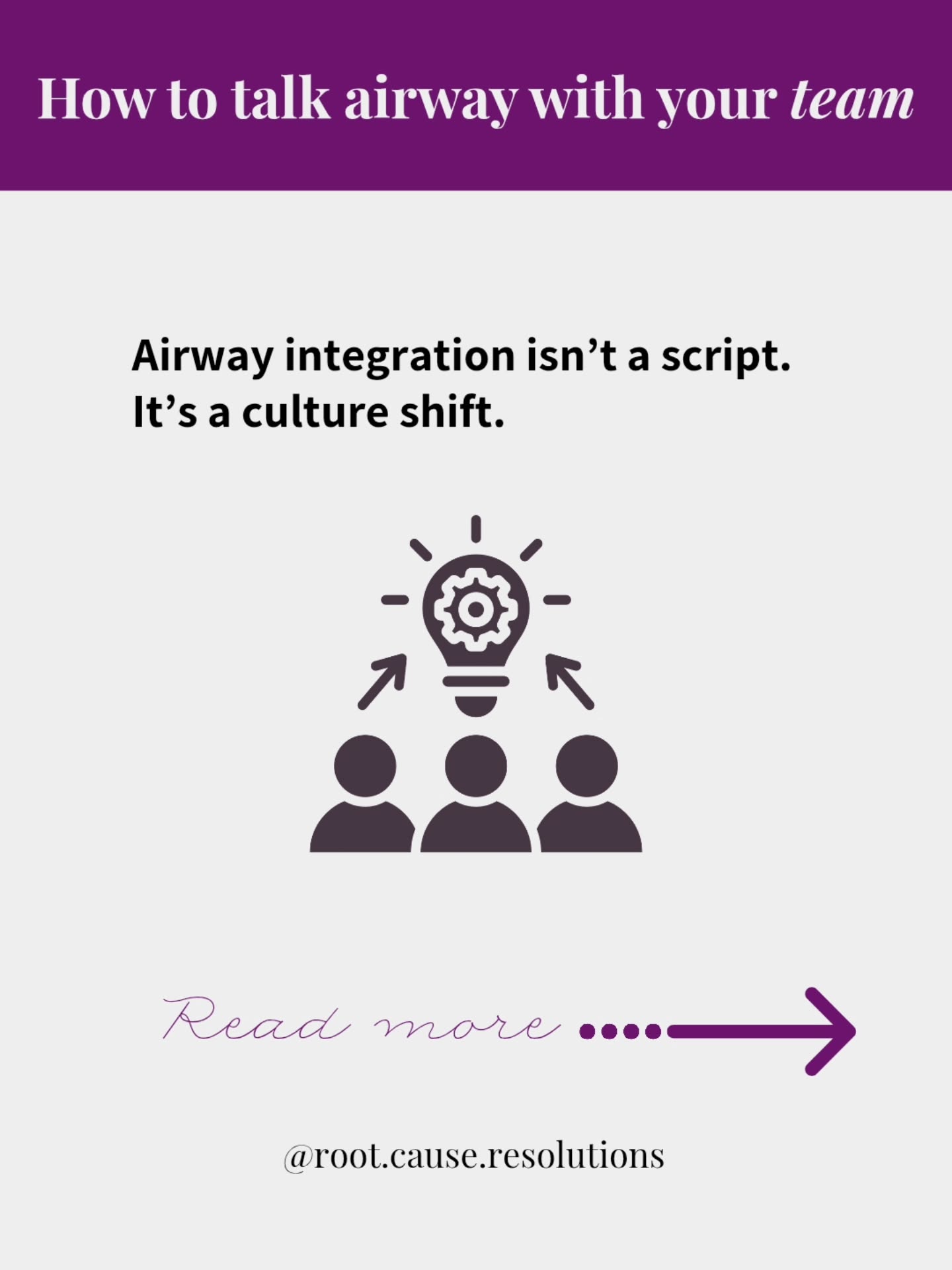 🗣 Having airway conversations is essential to whole-body care, but it has to start with your team first.
‼️ If your team isn't aligned, protocols won’t stick & airway screenings and discussions become “optional” instead of the standard care your patients receive.
✨️ Your team is the bridge between knowledge and implementation. Get them aligned, confident, clear & everything changes.
👇 What’s one step you can take this week to bring your team into the airway conversation?