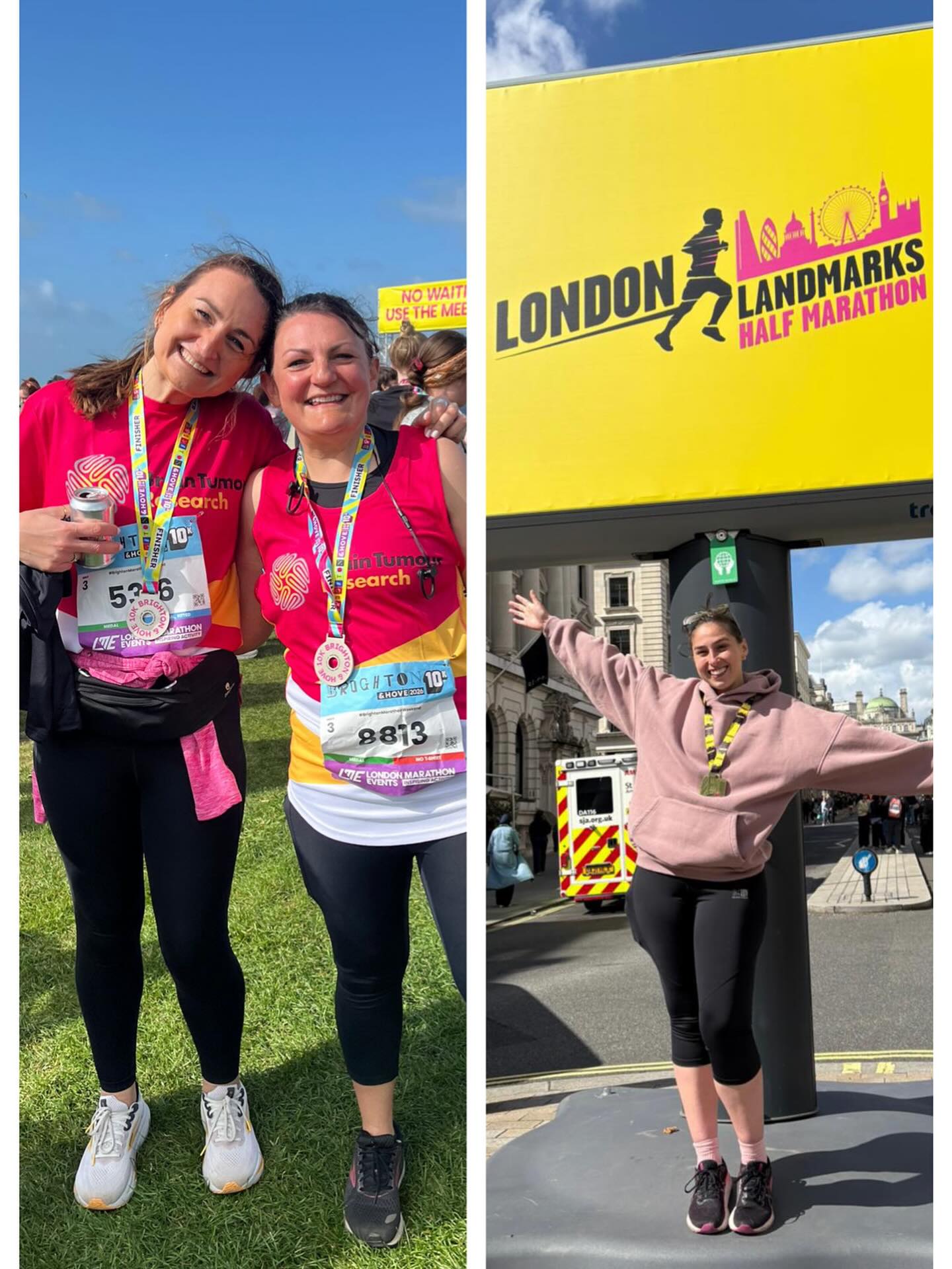 A huge congratulations to Rebecca Baker and Marisa Vasco 👏
We’re incredibly proud of both of you for your achievements this weekend at the London Landmarks Half Marathon and the Brighton & Hove 10K.
Not only a fantastic personal accomplishment, but also a brilliant show of dedication in support of such important causes.
Supporting:
• Brain Tumour Research
• Alzheimer’s Society
A huge well done to you both 💛
#TeamSuccess #ProudMoment #TeamCulture #WorkplaceCulture #CharitySupport #Fundraising #GivingBack