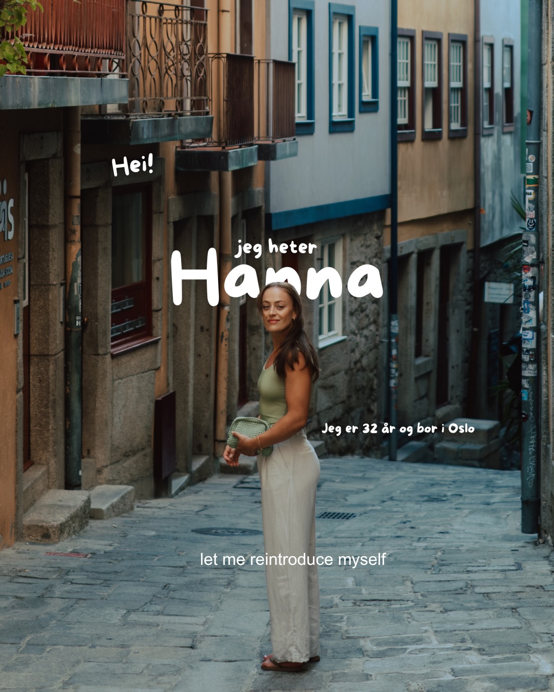 Let me reintroduce myself 👋🏻
Og hvem er du? Jeg vil gjerne høre hvis du har fulgt meg fra starten😄