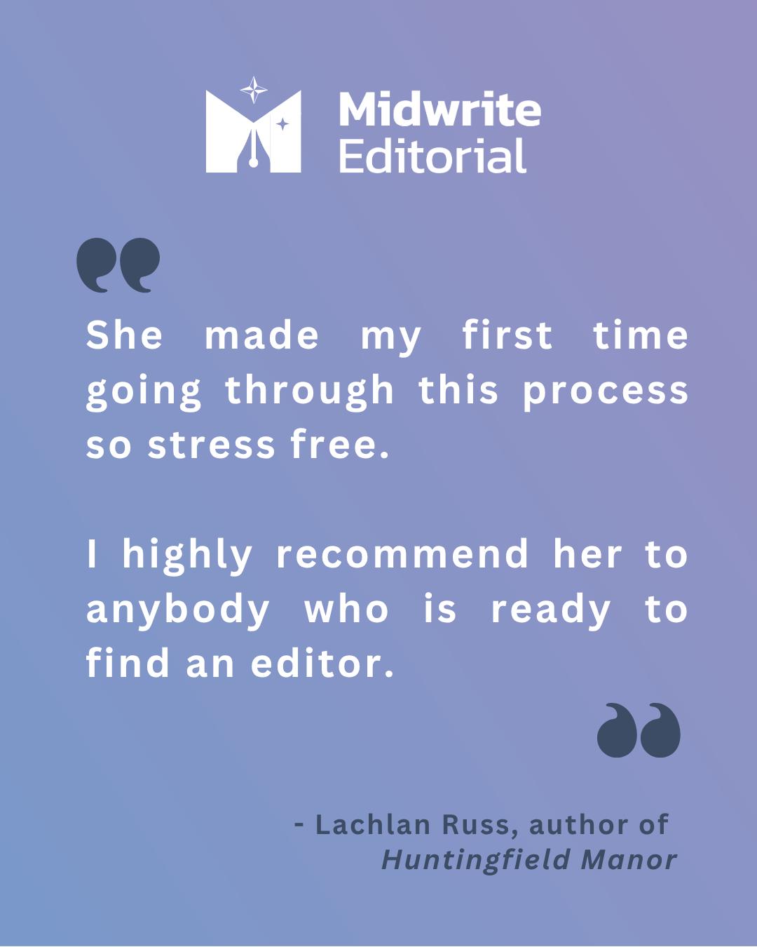 The life of an editor can be lonely and a little tedious at times, but my testimonials are constant source of pride and motivation for me. Over 95% of my clients return for additional editing work, giving me the privilege of watching their stories and skills grow!
#writingandediting #fictioneditor #hireaneditor #reviews #ineedaneditor