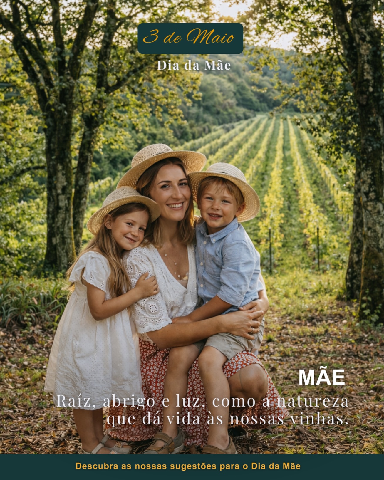 Mãe é raíz, abrigo e luz tal como a natureza que dá vida às nossas vinhas. 🌻
No Dia da Mãe, ofereça o que realmente importa: tempo, presença e partilha. Uma estadia no nosso alojamento, um picnic em família, uma prova de vinhos oferecida com carinho, tudo isto com passeios na natureza e conversas que fluem sem pressa.
Surpreenda-a com um voucher-presente da Quinta dos Encados e transforme este dia numa experiência para recordar.
Porque tal como na vinha, é no cuidado e nos momentos vividos que tudo cresce.🌱
__
EN
A mother is root, shelter, and light just like the nature that gives life to our vineyards.🌻
This Mother’s Day, offer what truly matters: time, presence, and togetherness. A stay in our accommodation, a family picnic, a wine tasting offered with care - all complemented by walks in nature and unhurried conversations.
Surprise her with a gift voucher from Quinta dos Encados and turn this day into a memorable experience.
Because, just like in the vineyard, it is through care and shared moments that everything grows.🌱
#QuintaDosEncados #RegiaoDemarcadaDosVinhosVerdes #DiaDaMãe #mothersday