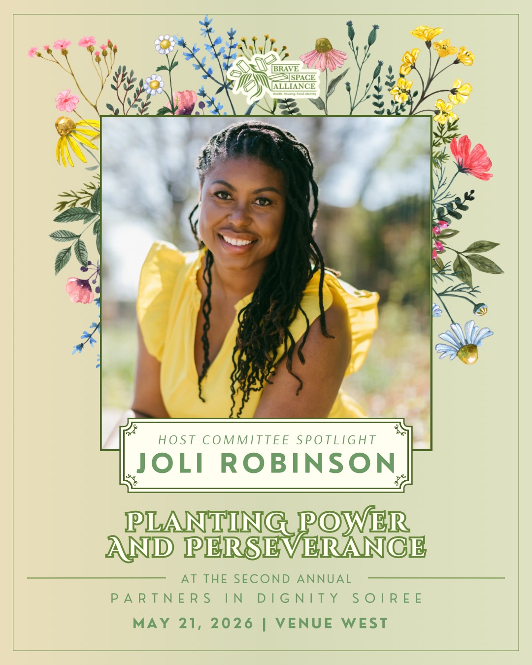 Just one month away from Planting Power and Perseverance and we’re excited to welcome @center_on_halsted CEO Joli Robinson to our soiree host committee! 💐🌱
“Being a Partner in Dignity is critically important for me because supporting organizations like Brave Space Alliance in such a visible way, is a powerful opportunity to help encourage others to support the work, mission, & people served by BSA.”
Join COH CEO Joli Robinson at this year’s Partners in Dignity Soiree on May 21, at Venue West 🧡
Get your tickets today at bit.ly/pids2026 or at the link in our bio ✨ See you there!
#bravespacealliance #host #nonprofit #community #centeronhalsted