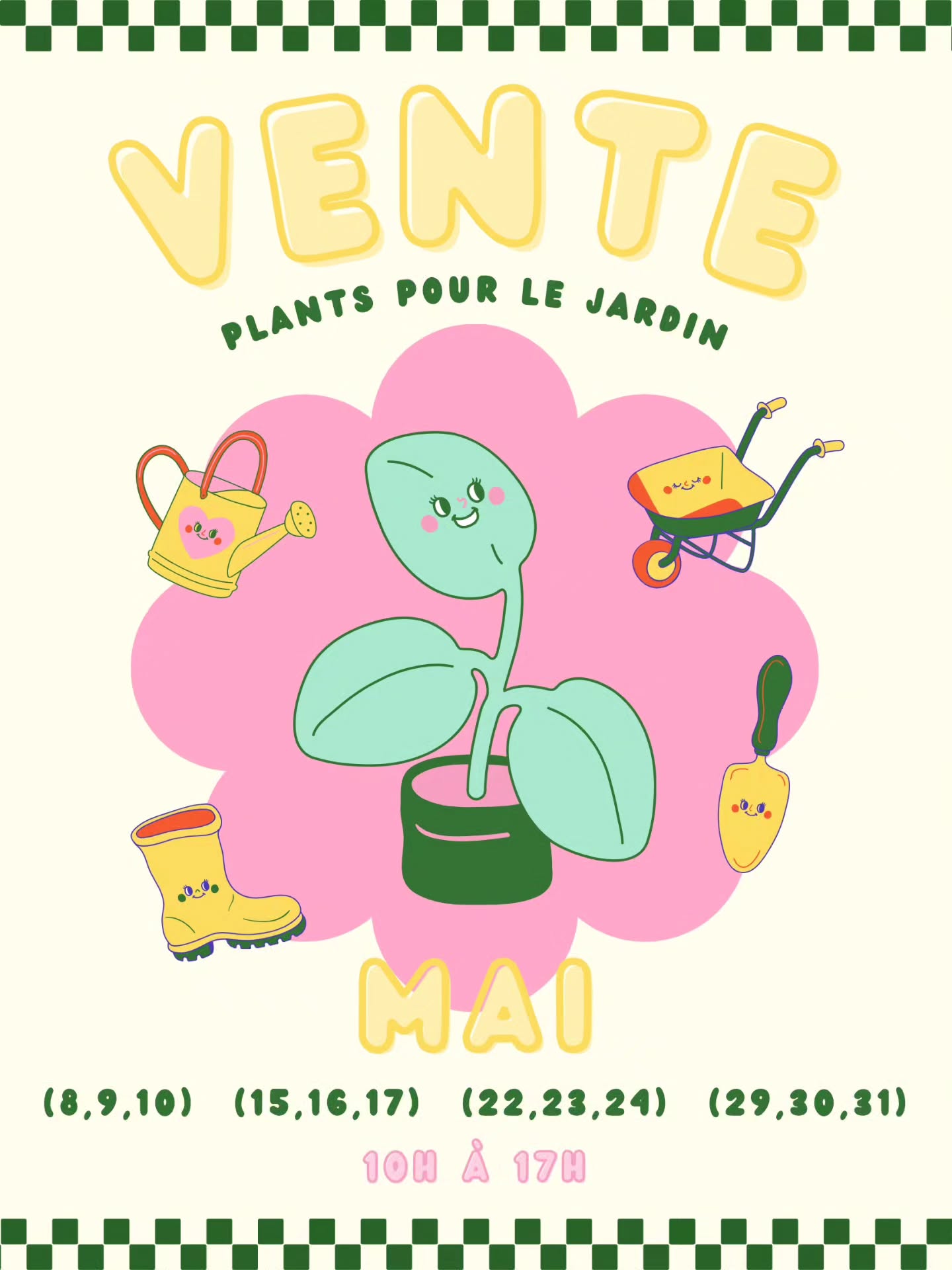 La vente de plants débute le 8 mai! 🍅🪴🌻
Qu'est-ce que tu mets dans ton jardin cette année?