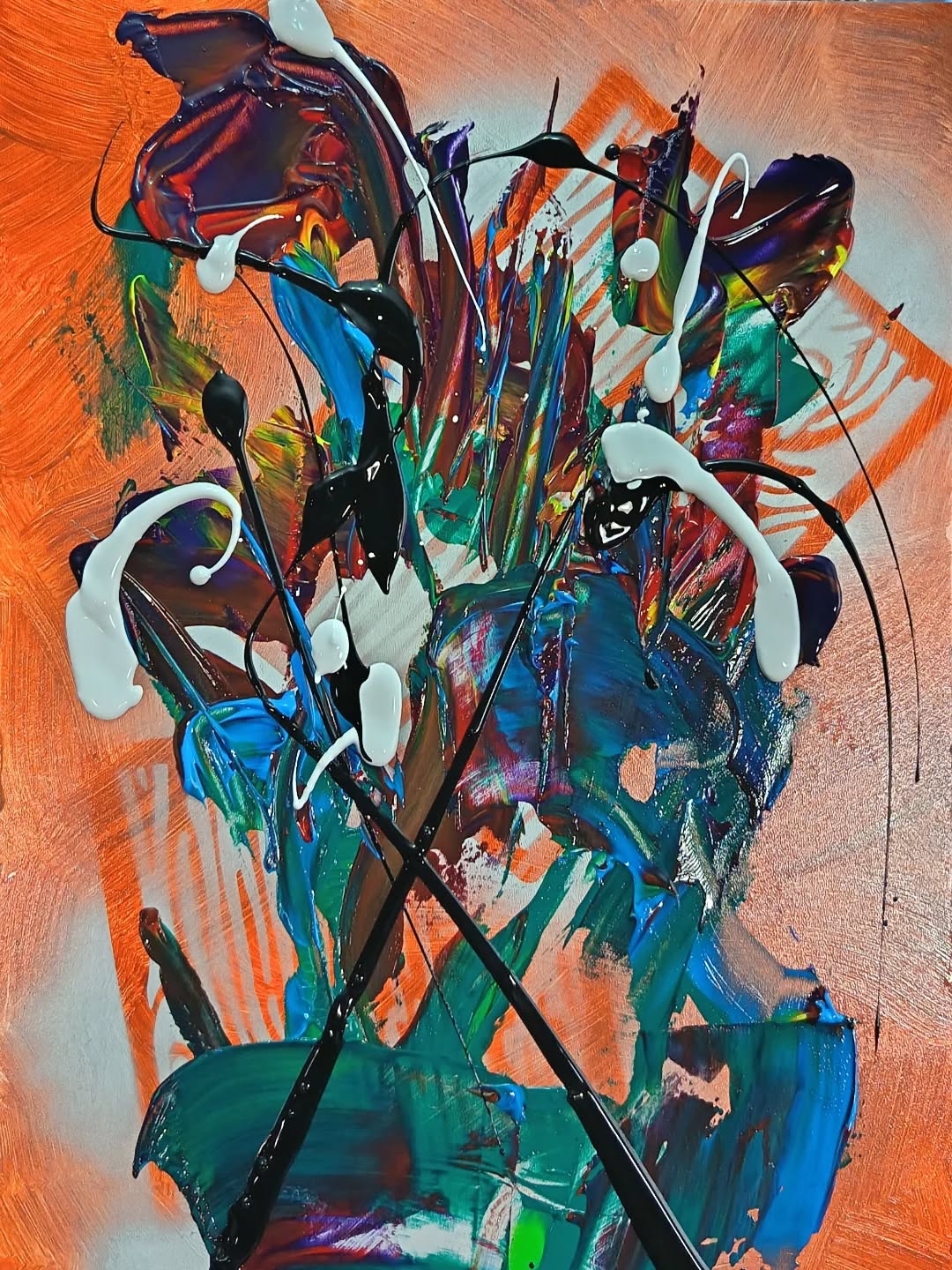 Abstract Spring flowers