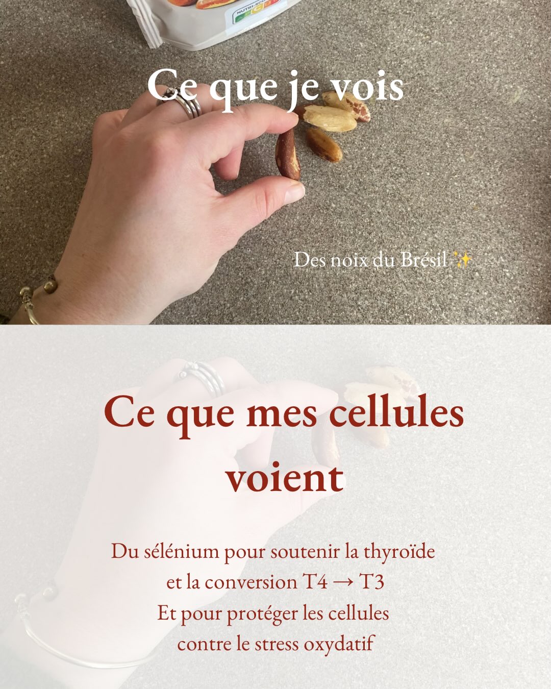 Abonne-toi pour plus de conseils Happy Hormones 🫶🥰
Et toi, tu arrives à mettre plus de conscience dans ton assiette ?
Parce que chaque aliment réponds vient soutenir ton corps… ou au contraire entretenir les déséquilibres 🫶
Et plus tu arrives à choisir tes aliments en conscience,
Plus tu reprends le pouvoir sur ta santé, ton équilibre hormonal et ton cycle 🥰
Et si tu veux apprendre à soutenir tes hormones naturellement, sans restriction 👇
Abonne-toi ✨ @eugenie_happyhormones
——
👋 Moi c’est Eugénie. Je t’aide à apaiser tes symptômes de déséquilibre hormonal et reprendre le pouvoir sur ta santé pour retrouver énergie et confiance en soi 🤝
SOPK
Endométriose
Femme cyclique
Équilibre hormonal