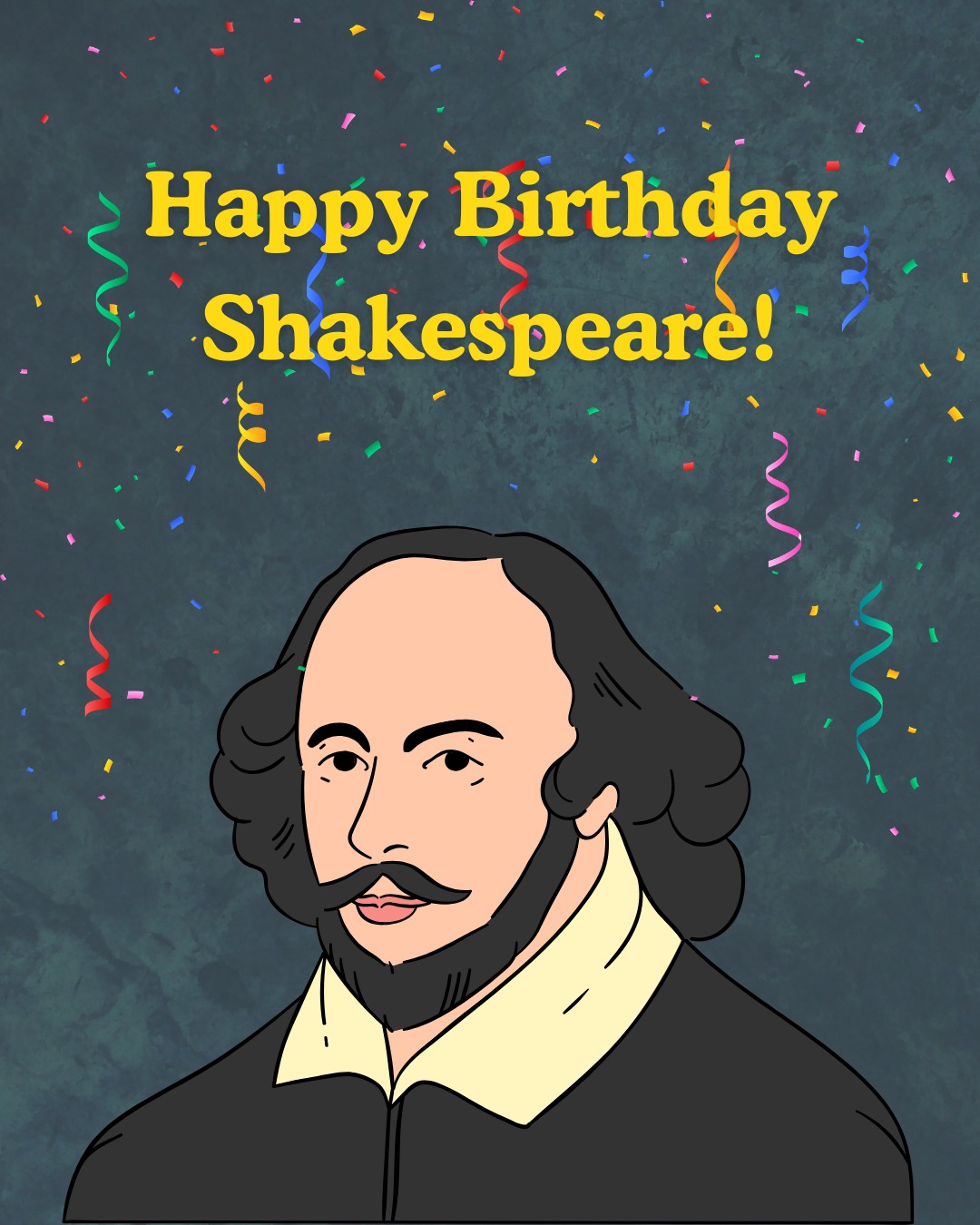 462 years young 🎉🎉
#MurderMostFoul #GuyJenkin #Outnumbered #ShakespearesBirthday #Shakespeare