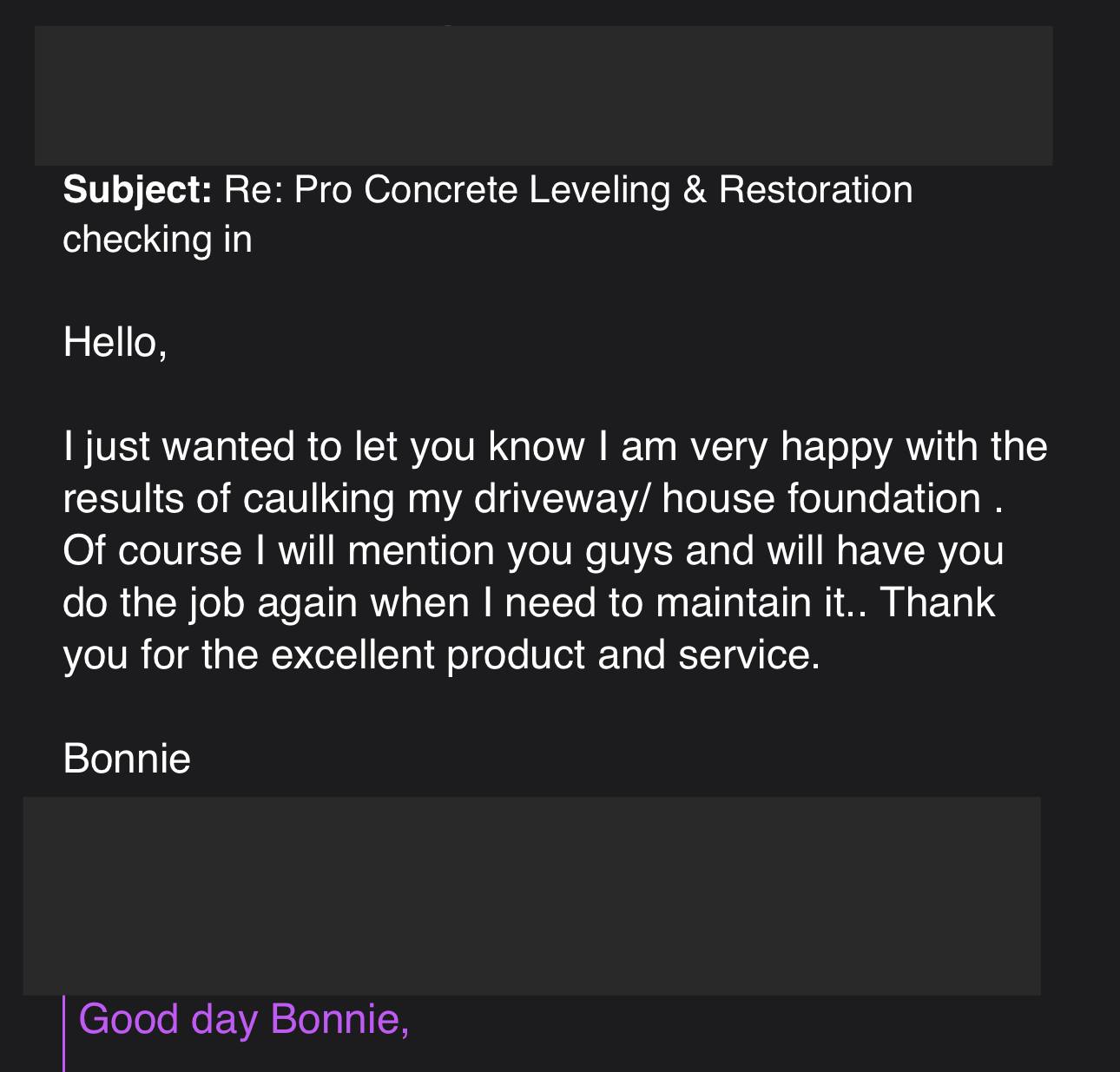 🥰 Thank you Bonnie! Glad to hear everything is doing well still.
https://www.rfr.bz/i2c33bf
#detroit #toledo #monroe #battlecreek #kalamazoo #grandrapids #tampa https://www.rfr.bz/i2c33bf