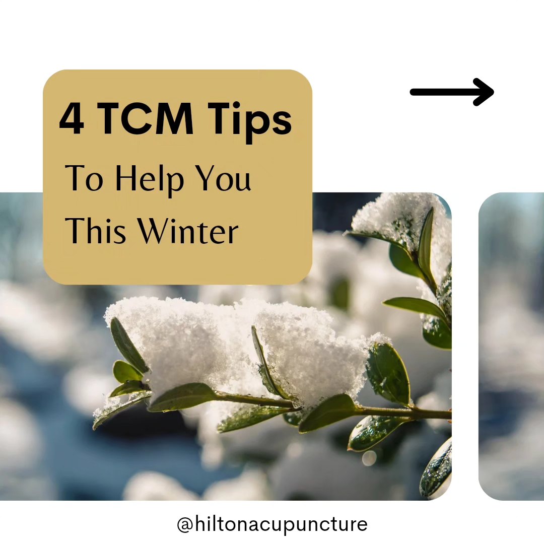 Traditional Chinese Medicine (TCM) teaches us to live in harmony with the seasons. During this time of year, it's important to balance the Kidney energy and make the necessary dietary and lifestyle adjustments to harmonize with the season. Swipe left for 4 TCM tips to help you this winter. π
#hiltonacupuncture #acupuncture #TCM #winter #healthylifestyle #healthtips #tcmlivingwell #tcmnutrition #acupunctureworks #mountpleasantsc