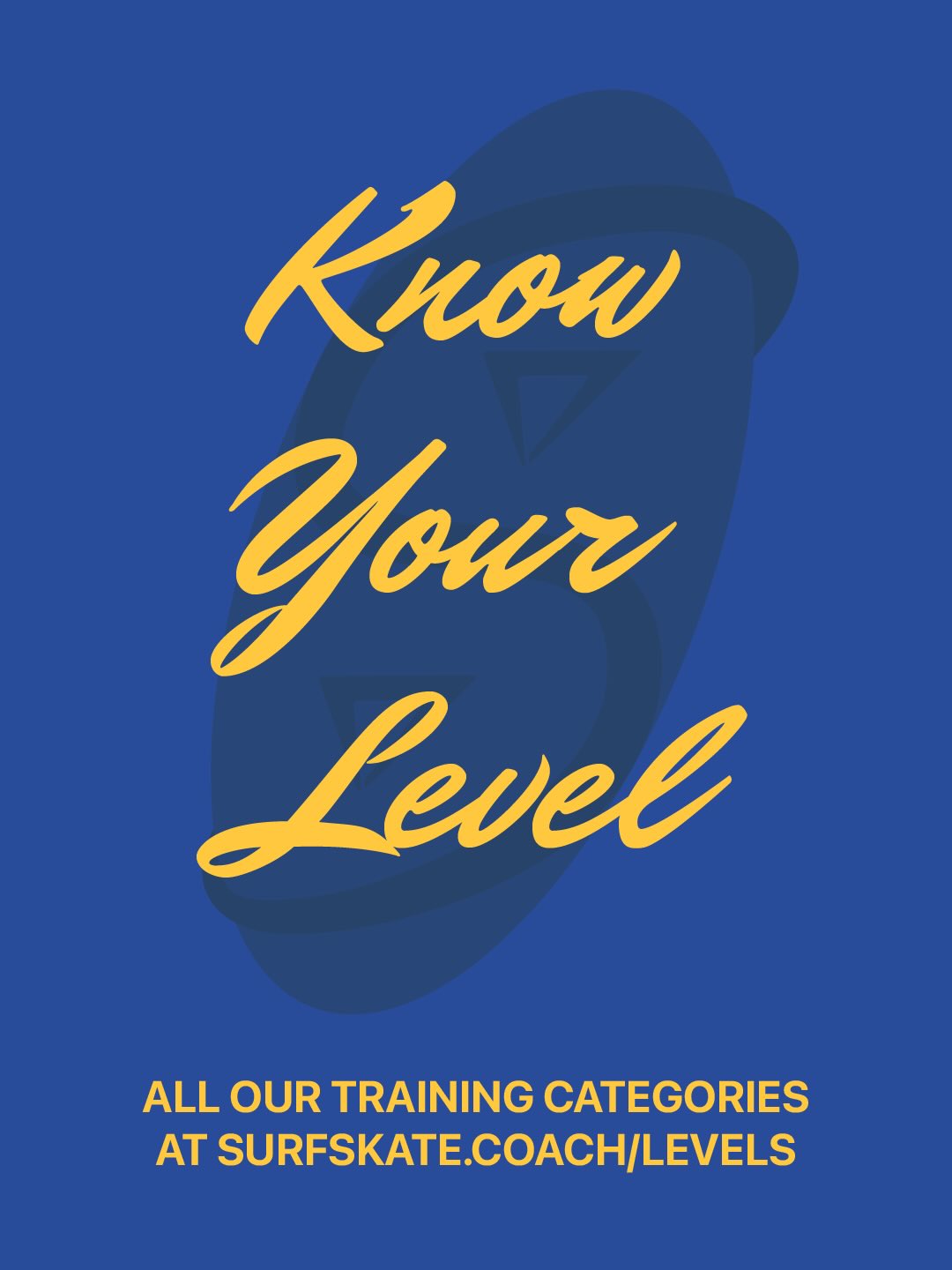 What is your Surfskate Level?
We designed a system to classify the levels in our courses to provide full guidance and help to level up your style.
In our Masterclass and Retreats, @manuchis @morasol and @pyojany work and focus on each participant to help them to reach a higher level with specific technique and exercises.
Remember, everyone is on its own learning path, and levels do not imply that nobody is better than others.
Check out all the details in surfskate.coach/levels and participate on our survey!