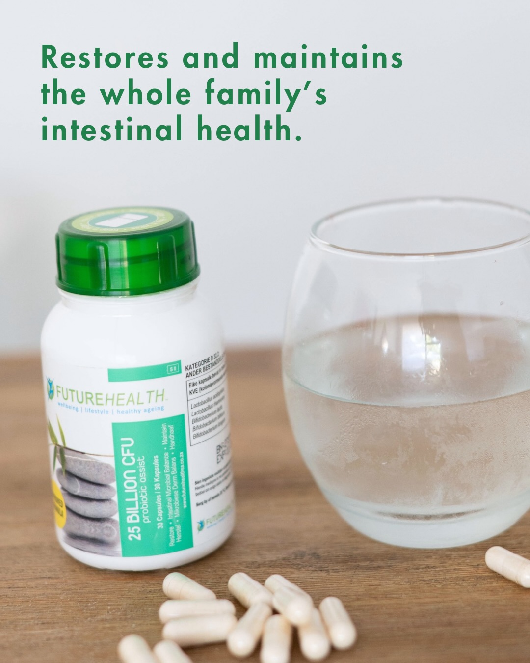 Keep your gut healthy and your family feeling their best. 25 Billion CFU Probiotic Assist supports digestion, immunity, and
overall wellness every day.
#futurehealth #probioticassist #guthealth #dailywellness
#healthyfamily