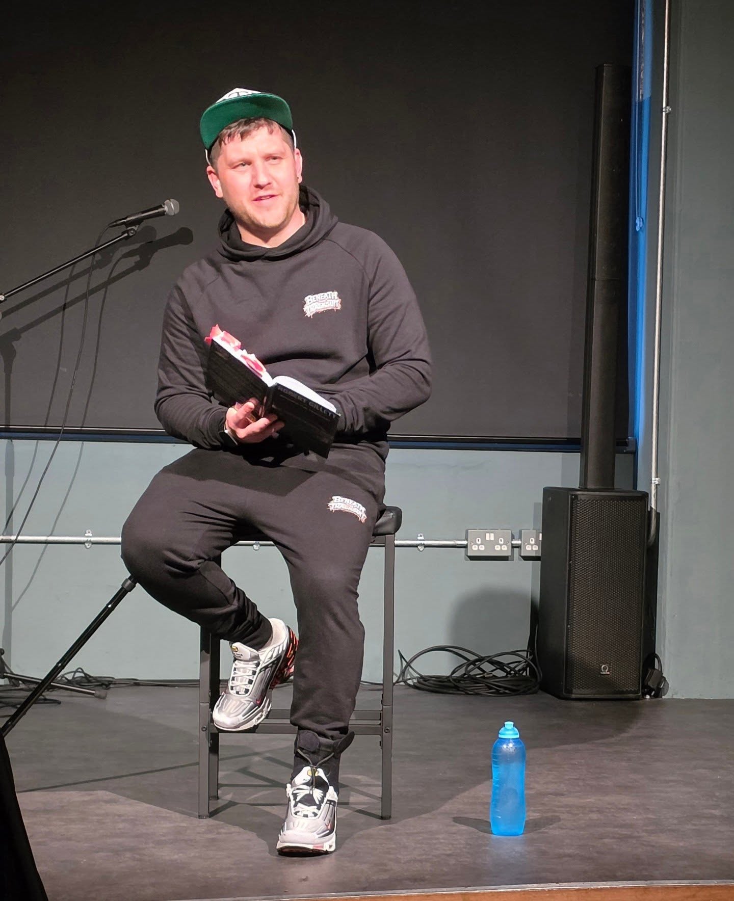 I become free on stage 🧡
Last night I had a slot at a scratch night, last chance to perform some pieces from my new book before I start taking A Way With Words out properly.
It’s mad how it works, the barriers drop. The noise in my head quiets down, even the symptoms seem to take a step back.
All week I’ve been battling it MS, heavy fatigue, anxiety creeping in from all angles. It’s been one of those weeks where everything feels like effort but stepping onto that stage something always changes.
For those minutes, I’m not the diagnosis. I’m not the tired version of myself. I’m not overthinking every little thing. I’m just me. Fully in it. Fully alive.
That feeling is everything!!!!!
It reminds me why I do this. Why I keep writing. Why I keep pushing, even on the days where it feels like I’ve got nothing left.
Sometimes all it takes is one moment to remind you that you’re still capable of more than you think. 🙏😊🧡
#multiplesclerosis #mswarrior #msawareness #inthistogether #beneaththetracksuit