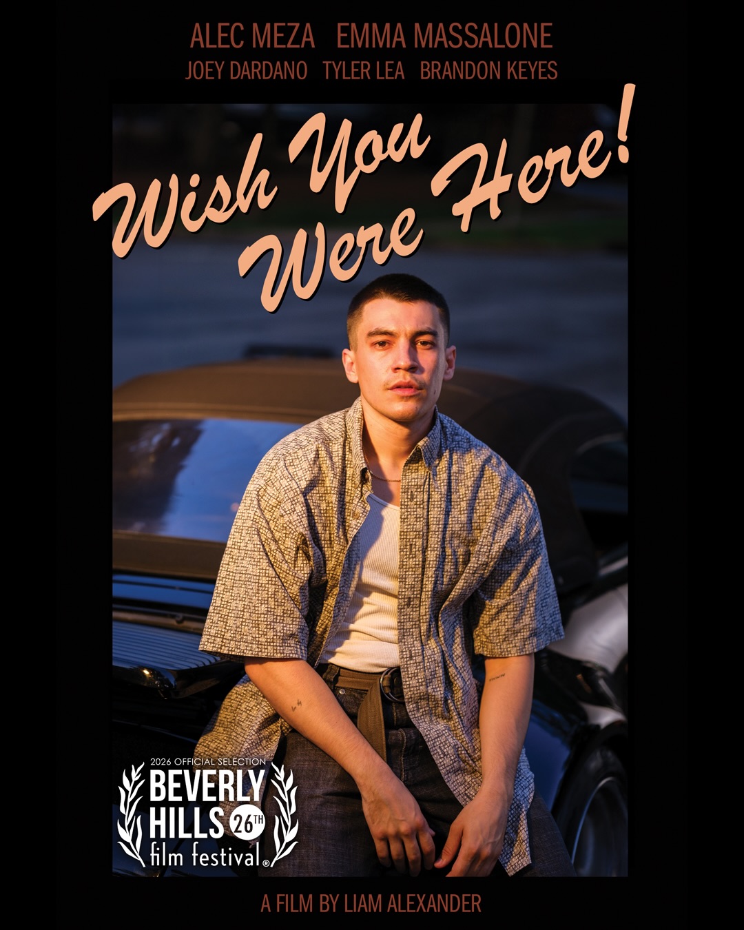 We are thrilled to announce that Wish You Were Here! has been officially selected for the Beverly Hills Film Festival and will premiere TOMORROW at the @chinesetheatres TCL Chinese Theater in LA, Thursday, April 16th!
Huge shout-out to our amazing cast and crew who made a fantastic film! And thank you to the @thebhfilmfest for featuring our project among so many extraordinary films! #thebhfilmfest
Our amazing crews:
Blue - Dancer#4
Chris Alexander - Bar Patron
Alec Meza @_alecmeza - Darren
Bella Riethmueller @a_bella_rieth_film 2nd AD
Arsenic @arsenicthekitty - Dancer #1
Ben Rezendes @brezstunts - Stunt Coordinator
Carlos Cardona @carlos.cardona - Cinematographer
Cesar Cordone @cesrcordone - Production Assistant
Amanda Rivera @cookiesnappljuz - Associate Producer
Cory Deelstra @cory_deelstra - Bar Patron #2, Background Picture Car Driver
Siren @crystalangeliquee - Dancer #3
DeJonte July @dejontejuly - On Set Photographer
Elijah Edwards @edwards_eli - Production Coordinator
Emma Massalone @emmamassalone - Strawberry
Flannery Spring-Robinson @flanneryspringrobinson - 1st AD
Joey Dardano @joeydardano - Mikey
Justin Gold @notjustingold - 1st AC
Olive Ryan @olive__ryan - HMU
Patrick Hastie @patrickhastie - Bartender Ron
Quentin Guobadia @qgmac_53156 - Gaffer
Shahinda Elsayed @shahindaelsayed_ - Production Designer
Stine Dahlman @stinee_91 - Stylist
Taylor Enright @taylornagpal - Script Supervisor
Galo Delgado @thenewyorkoriginal - Art Department Swing, Associate Producer
Tyler Lea @ty_lea - Brent
Zach Nicholson @zachnicholsonphotos - Swing Grip
Brandon Keyes - Security Guard, Manager Cheeques
Charlotte Lev - Production Assistant
Felipe Oliveira - @felipe90001 - DIT
Jennifer Donal - Dancer 2
Josh Jones - Grip
Kim Gross - Dancer 1
Luca Esposito - 2nd AC
Rachel Villegas - Sound Mixer
Russ Chave - Tow Dolly Camera Car Driver
Sidney Keene - BBG
Vincent Longo - Key Grip