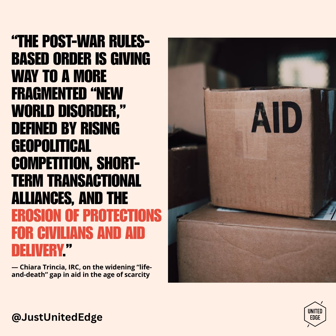 As humanitarian needs surge, funding is shrinking, and the gap is widening fast.
The International Rescue Committee warns that we’re entering an era where aid scarcity is no longer temporary, but structural, leaving millions without access to life-saving services. The question isn’t just how to do more with less, but how to rethink a system that was never designed for this scale of crisis. In a world of deepening inequality, scarcity is never neutral; it shapes who gets to survive. Download IRC’s report here: https://bit.ly/4dMeJet
#GlobalJustice #HumanitarianAid #AidReform #Inequality #FuturesofAid