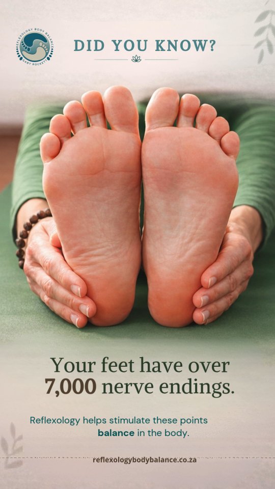 Did you know your feet contain over 7,000 nerve endings?
Each of these points connects to different areas of the body.
Through reflexology, gentle pressure is applied to help stimulate these pathways and support overall balance.
It’s not just about relaxation — it’s about supporting your body naturally.
#Reflexology #WellnessJourney #NaturalHealing #HolisticHealth #ReflexologyBodyBalance