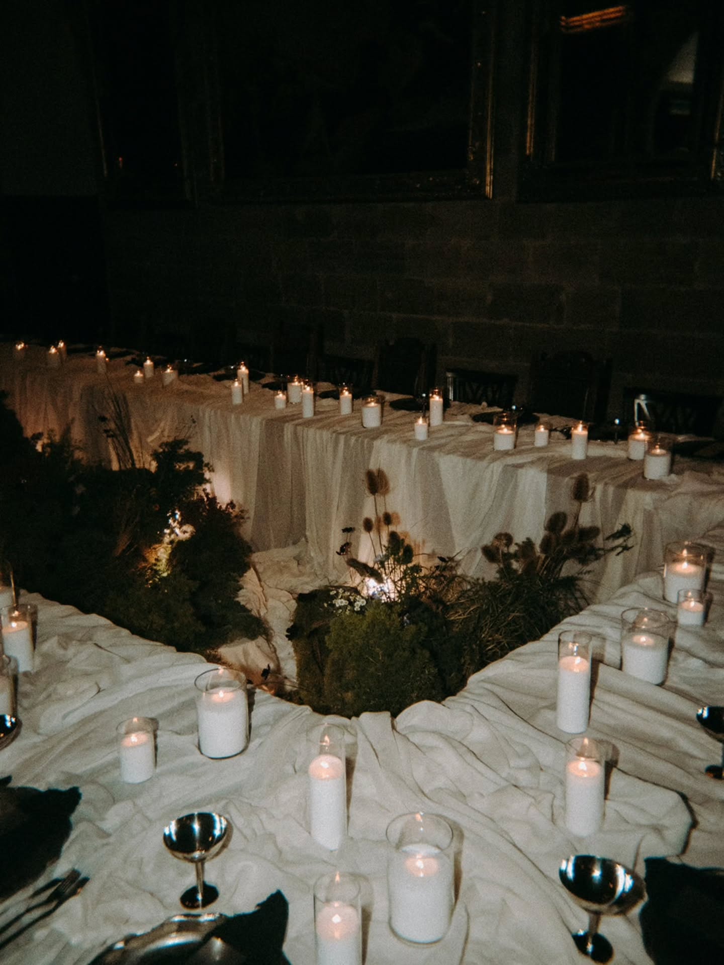 LOVERS LOCH.
An immersive, deep, 'below ground' experience.
H&K, a beautiful, beautiful couple from USA fell in love with Scotland, its landscape, highlands, rugged rocks & incredible lochs.
With their venue set, the dreamy @borthwickcastle and a multi day event planned, it was only right we played with their love of the landscape.
With their Welcome Dinner based around 'A Lovers Loch' no pretty flowers, no typical elegance of a wedding in this castle setting.
Instead, we played with what mother nature provided for us, mosses, rocks, ferns, puddles of reflective lochs capturing the light, reflective brushed chrome stationery all lit by candle light.
For the emphasis of this evening was to take guests deep beneath...
Wedding design, wedding styling, event architecture, scotland wedding, scotland destination wedding, castle wedding, Loch, junie poonie.
Planner: Jamie of @novuweddings on behalf of @timelesswhiteweddings
Venue: @borthwickcastle
Design concept, styling & stationery: @junie_poonie
Arieal Installations & Backdrops Creatives @boomtingbunting
Floral Artistry: @fauna_flower_folk
Photography: @wearethe_jamess
Videography: @lawsonfilmsuk
DJ, dance floor filler, general legend @djcoast2coast