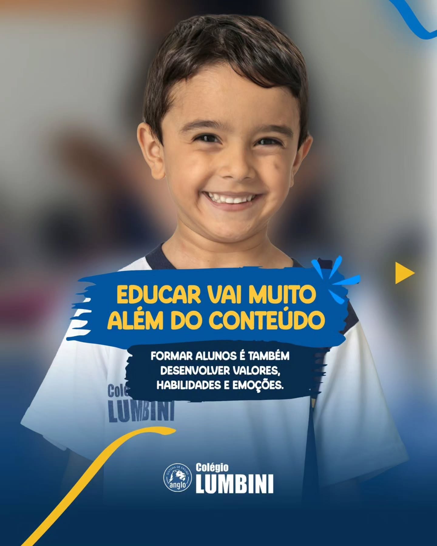 UMA FORMAÇÃO PARA A VIDA! 🎓
No Colégio Lumbini, acreditamos que a verdadeira educação acontece quando o conhecimento acadêmico caminha de mãos dadas com os valores humanos. Educar vai muito além do conteúdo!
Nossa missão é preparar nossos alunos para os desafios do futuro, desenvolvendo não apenas o intelecto, mas também as habilidades socioemocionais que fazem a diferença no mundo. 🌍