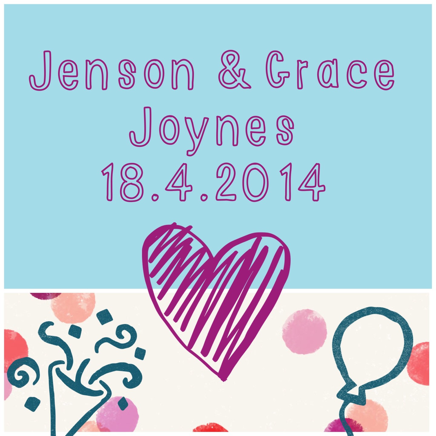 Happy 12th Birthday Jenson & Grace 🎉🎈🎁 enjoy your celebrations in the clouds. Thinking of your family today xxx #alwaysloved ❤️