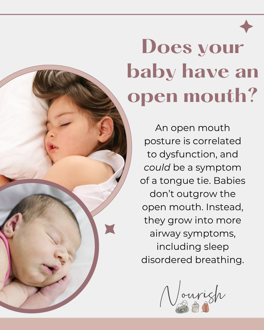 The tongue has an important role beyond feeding. Let’s work together to make sure your baby’s tongue is supporting facial growth and a healthy airway 🫶🏻
Local to the Kitsap Peninsula? Schedule a discovery call to get started. 💻