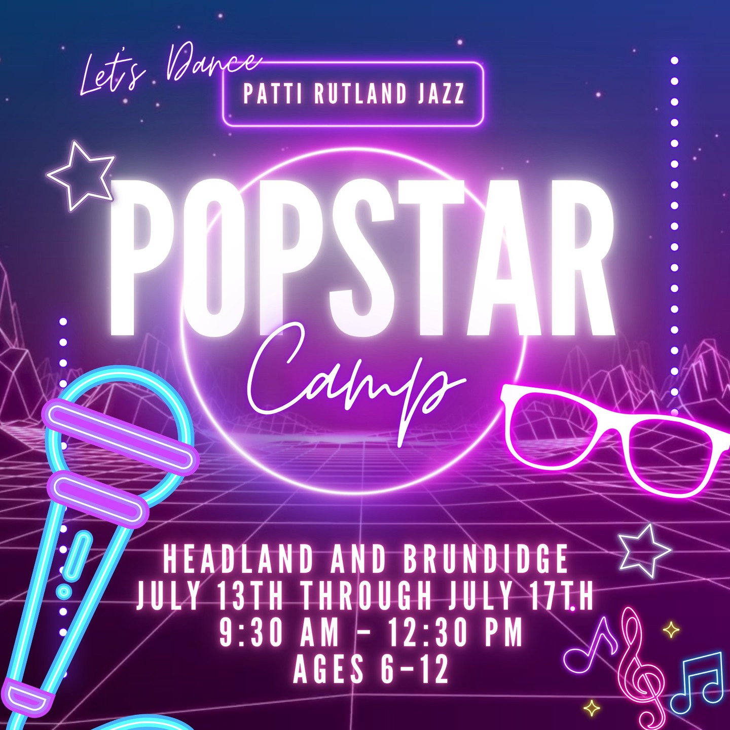 If your child loves music, dancing around the house, and being the center of attention, they are going to love this.
Popstar Camp is all about high energy fun, confidence, and letting kids feel like stars. They’ll learn routines, play games, make friends, and build confidence in a way that feels exciting and natural.
It’s active, it’s creative, and it’s something they’ll look forward to every single day.
And honestly, it’s one of those weeks they won’t stop talking about.
Register today to take advantage of our early bird special. Just click the link in our bio!
#pattirutlandjazz #prj4ever #momlife #summerfun #confidentkids #dancecamp #kidsactivities