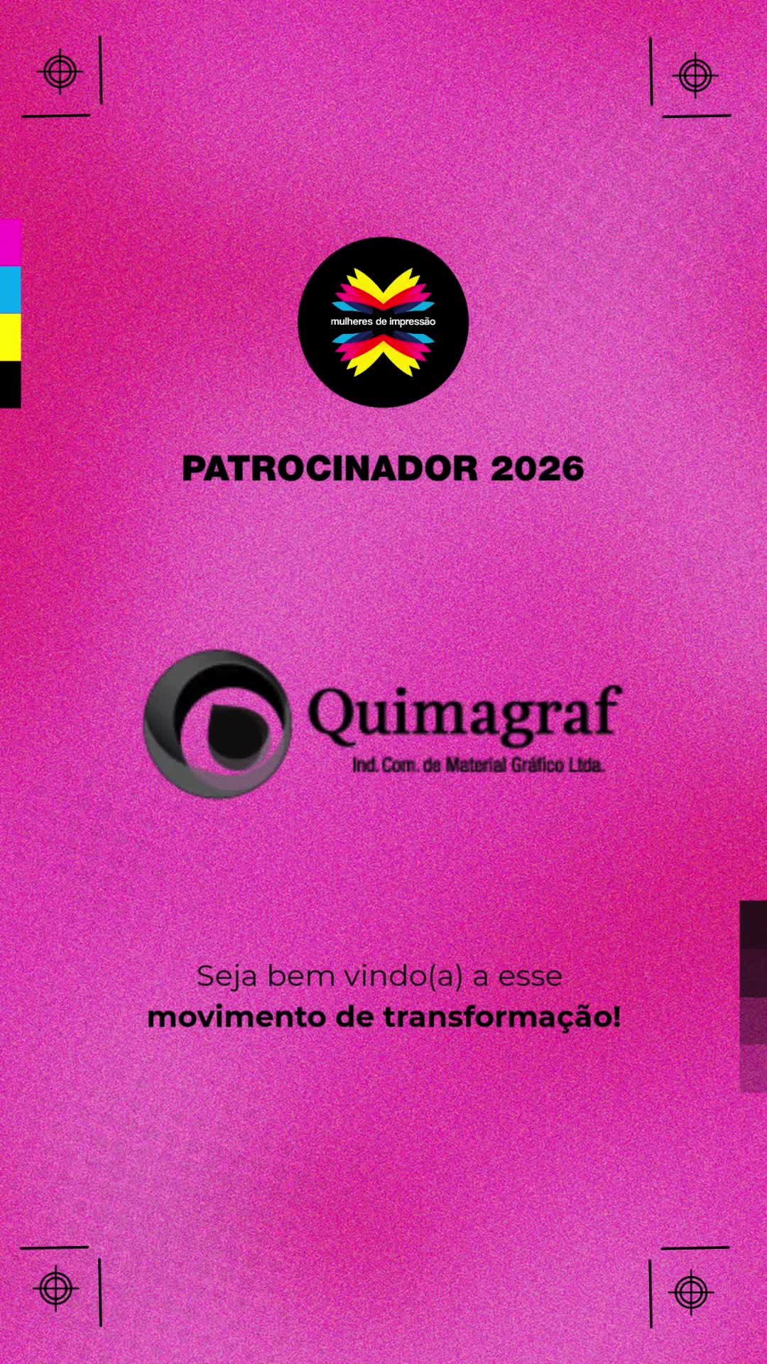 SEJA BEM-VINDA, QUIMAGRAF. ✨🤍
É com grande entusiasmo que anunciamos a chegada da QuimaGraf como patrocinadora do Mulheres de Impressão 2026. 🌱
Essa parceria representa tecnologia, qualidade, inovação e compromisso com o desenvolvimento da indústria gráfica e das pessoas que fazem esse setor avançar todos os dias. 🤝🚀
Quando empresas que acreditam em soluções eficientes, colaboração e evolução escolhem caminhar ao lado de mulheres que lideram transformações reais, criamos conexões que fortalecem todo o ecossistema. 💫
O apoio da QuimaGraf reforça a importância de unir conhecimento, representatividade e protagonismo feminino para construir uma indústria mais diversa, forte e preparada para o futuro. 💬✨
Aqui, cada parceria soma valor, amplia possibilidades e impulsiona uma jornada de crescimento coletivo. 🌍
Sejam muito bem-vindos à comunidade MDI. 💙
O futuro da indústria também se constrói juntos. 🌱
#mulheresdeimpressao #mdi2026 #patrocinadoresmdi #quimagraf #industriagrafica #liderancafeminina