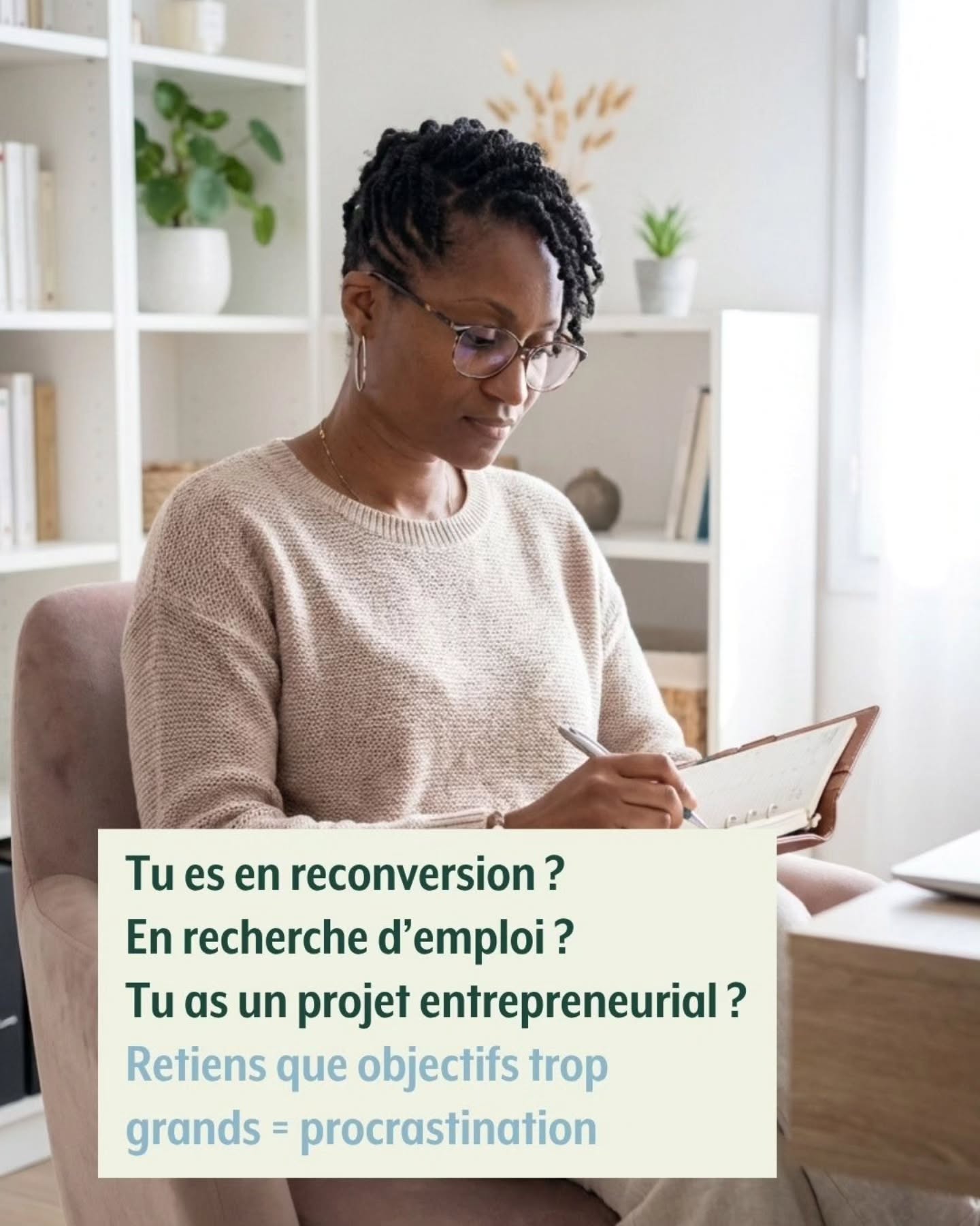 Je ressens une vraie satisfaction à chaque tâche cochée mais ça m'est arrivée à plusieurs reprises d'être en surcharge mentale car objectifs trop grands et une liste de tâches trop importante.
Ce qui conduit également à un manque de clarté.
C'est pourquoi, j'accepte aujourd'hui d'ajuster, pour mieux avancer. 🙏🏽