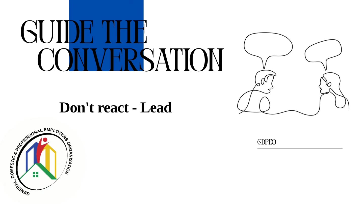 Supervisors should guide difficult conversations to ensure constructive outcomes.
#CommunicationSkills #Leadership #WorkplaceConflict #GDPEO #peoplemanagement