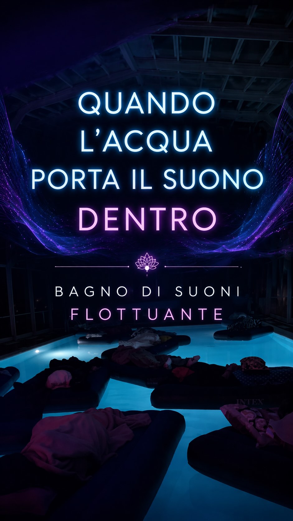 C’è un momento in cui il suono non lo ascolti più…
lo senti ovunque.
Nel Bagno di Suoni Fluttuante succede qualcosa di diverso.
L’acqua si muove…
e con lei si muovono anche le vibrazioni.
Arrivano prima.
Entrano più in profondità.
Non restano in superficie,
ti attraversano.
✨ Prossime date Bagno di Suoni Fluttuante, a Ferrara:
8 Luglio 2026
6 Agosto 2026
Per ulteriori info link in Bio:
📱whatsapp: 347 948 0292
#filippopigaiani #bagnodisuoni #campanetibetane #suonoterapia #handpanmusic