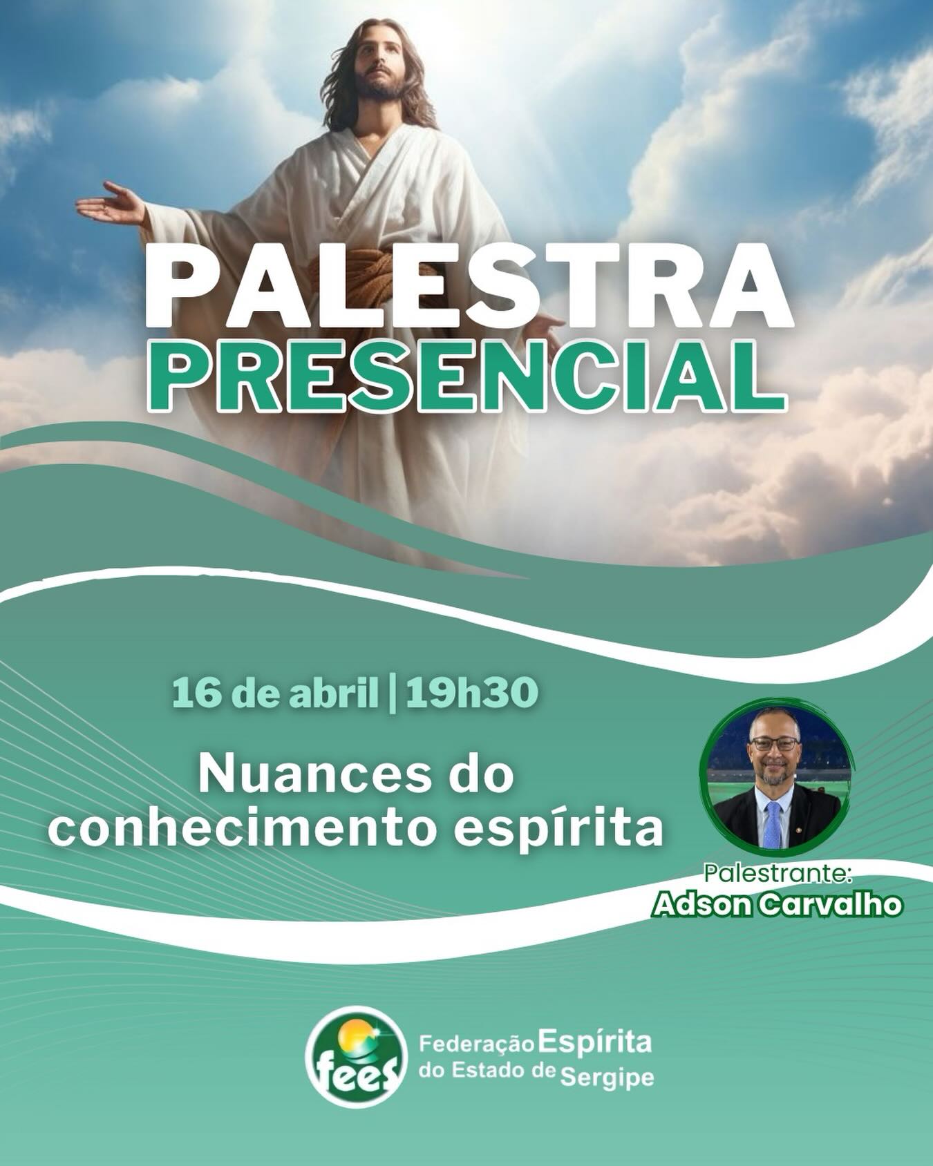 Hoje, a Federação Espírita do Estado de Sergipe convida você para a palestra “Nuances do Conhecimento Espírita”, com Adson Carvalho.
🕢 19h30
📍 Rua Dr. José Mesquita Neto, 21 – Inácio Barbosa, Aracaju/SE
Participe desse momento de aprendizado e reflexão! 💛
