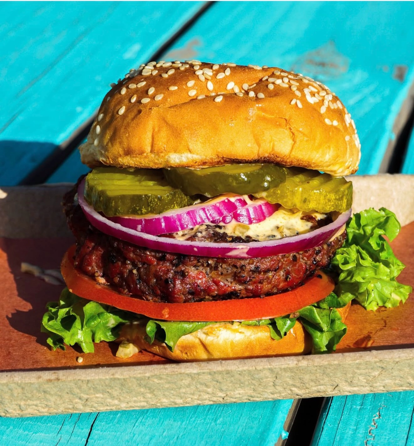 BBQ in disguise! Did you know our Wednesday Burger is made with 100% ground Brisket and smoked to perfection on our pit? It’s all the BBQ you love - just in a different form!
We are OPEN TODAY from 11am - 2pm!
