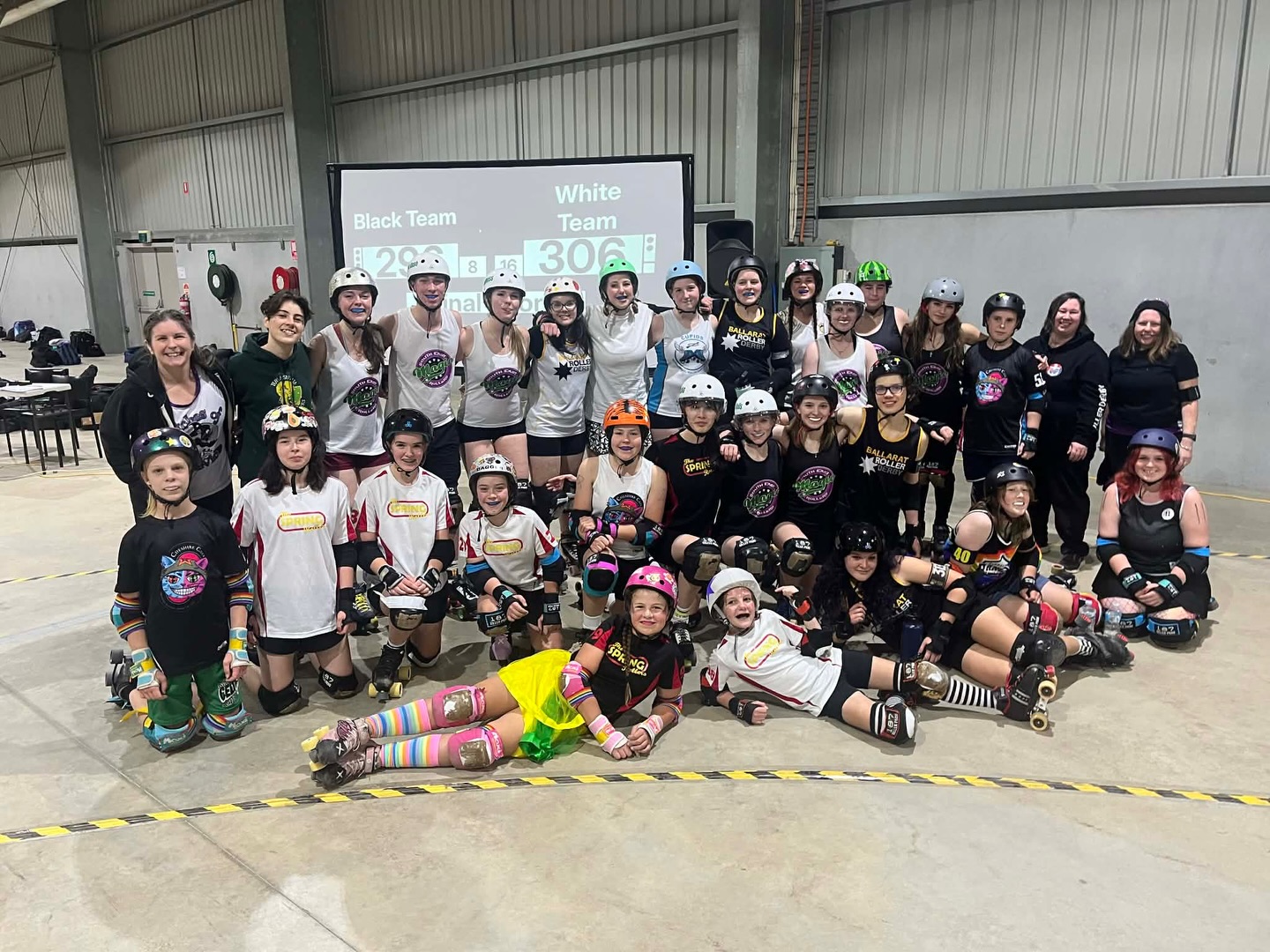And a huge thank you to everyone who made yesterday’s juniors modified contact bout the success that it was!
It is always so exciting watching the next generation of derby players take to the track to show us what they’re made of!
A special shoutout to the incredible MVPs
🖤 Stormrider + Corbindrick
🤍 Mini Mouse + Tigress
We are so thrilled to have been able to host such an awesome juniors bout, and couldn’t have done it without the help of everyone who stayed back and put their hand up 💜