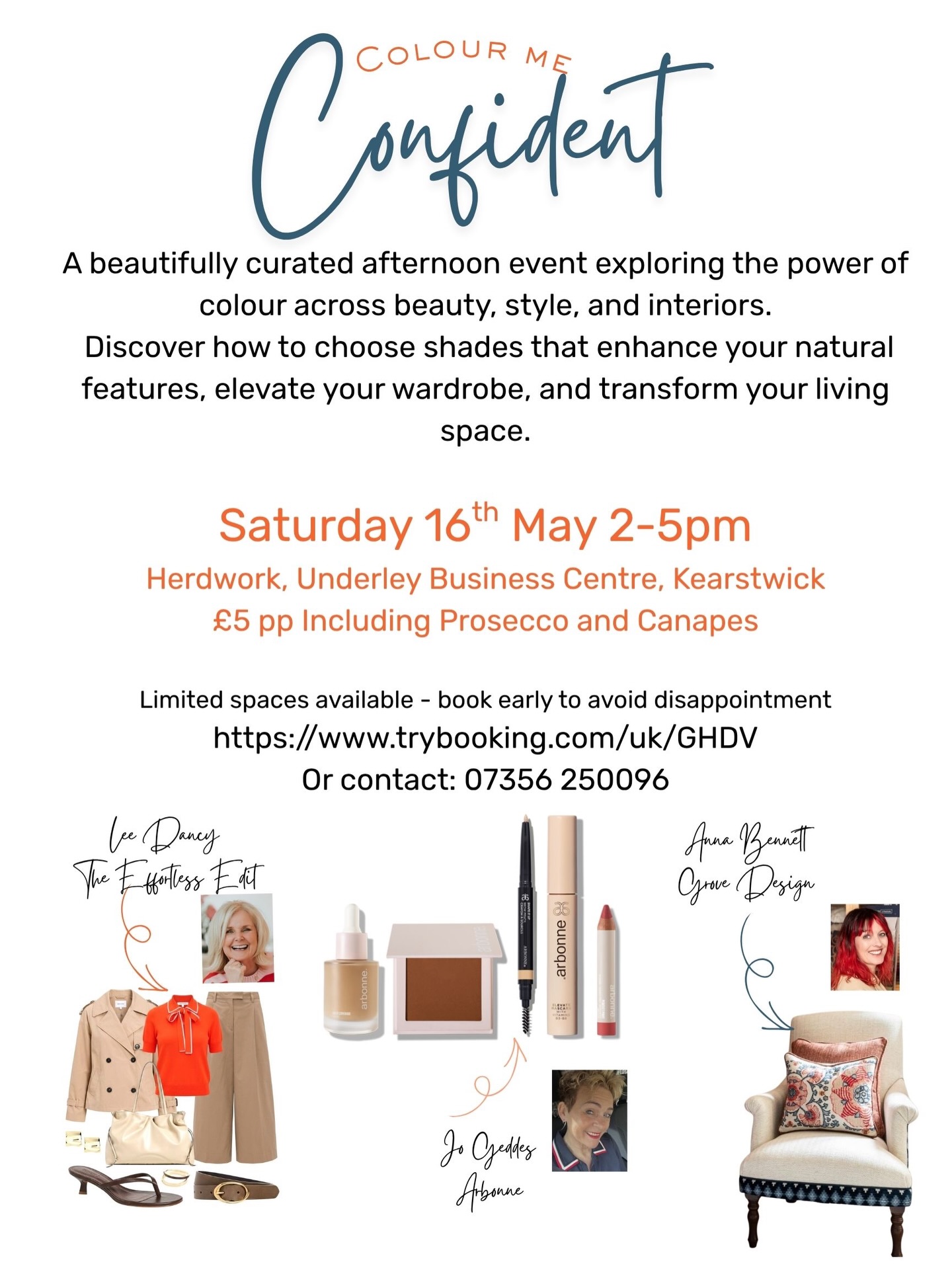 Come along, bring a friend, join us for an unforgettable experience where style, confidence, and connection come together. An event designed to inspire, elevate, and empower, reserve your place today.
Lee 💫