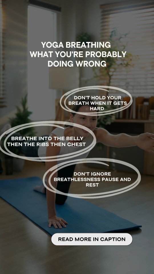 🌬️ Breathwork is the heart of yoga but most beginners make these breathing mistakes! 👇👇
❌ Don't: Hold your breath when it gets hard
✅ Do: Use a slow exhale to soften into difficulty — it changes everything
❌ Don't: Breathe only into your chest (shallow breathing)
✅ Do: Breathe into your belly first, then expand your ribs and chest — a full three-part breath
❌ Don't: Force your breath to be loud or performative
✅ Do: Let your breath be natural and steady — Ujjayi (ocean breath) comes with practice
❌ Don't: Ignore breathlessness
✅ Do: Come to Child's Pose and reset whenever you need — always
❌ Don't: Forget to breathe in Savasana!
✅ Do: Let your breath become fully effortless — this is the real practice 🌿
Your breath is your most powerful tool on and off the mat 💛 Save this and share with a yogi friend!
#YogaBreathing #Pranayama #BreathworkTips #YogaDosAndDonts #LilaFitnessIreland