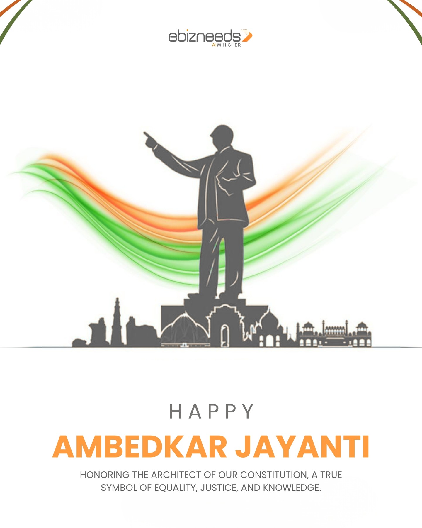 Innovation thrives where equality exists.
On this Ambedkar Jayanti, ebizneeds honours B. R. Ambedkar, whose vision laid the foundation for a progressive and inclusive India.
#AmbedkarJayanti #ebizneeds #InnovationForAll #InclusiveGrowth #DigitalIndia
