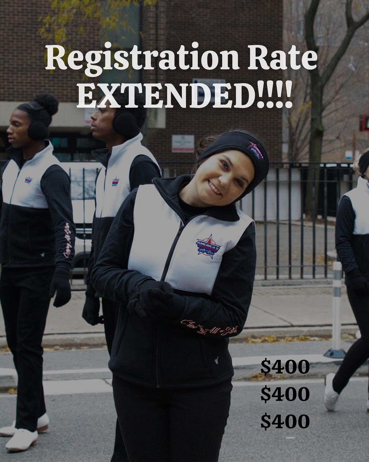 With people still signing up for ACAdemy and the turn out being better than we could have ever expected… we are extending our $400 registration price through MAY 15th!✨🤍
Abby and Riley are so excited to host all of you this summer! We are counting down the days until we get to dance together. 87 DAYS!!!!!!
If you are thinking about joining us, register today!!!!🤍
https://www.americascloggingallstars.com/academy