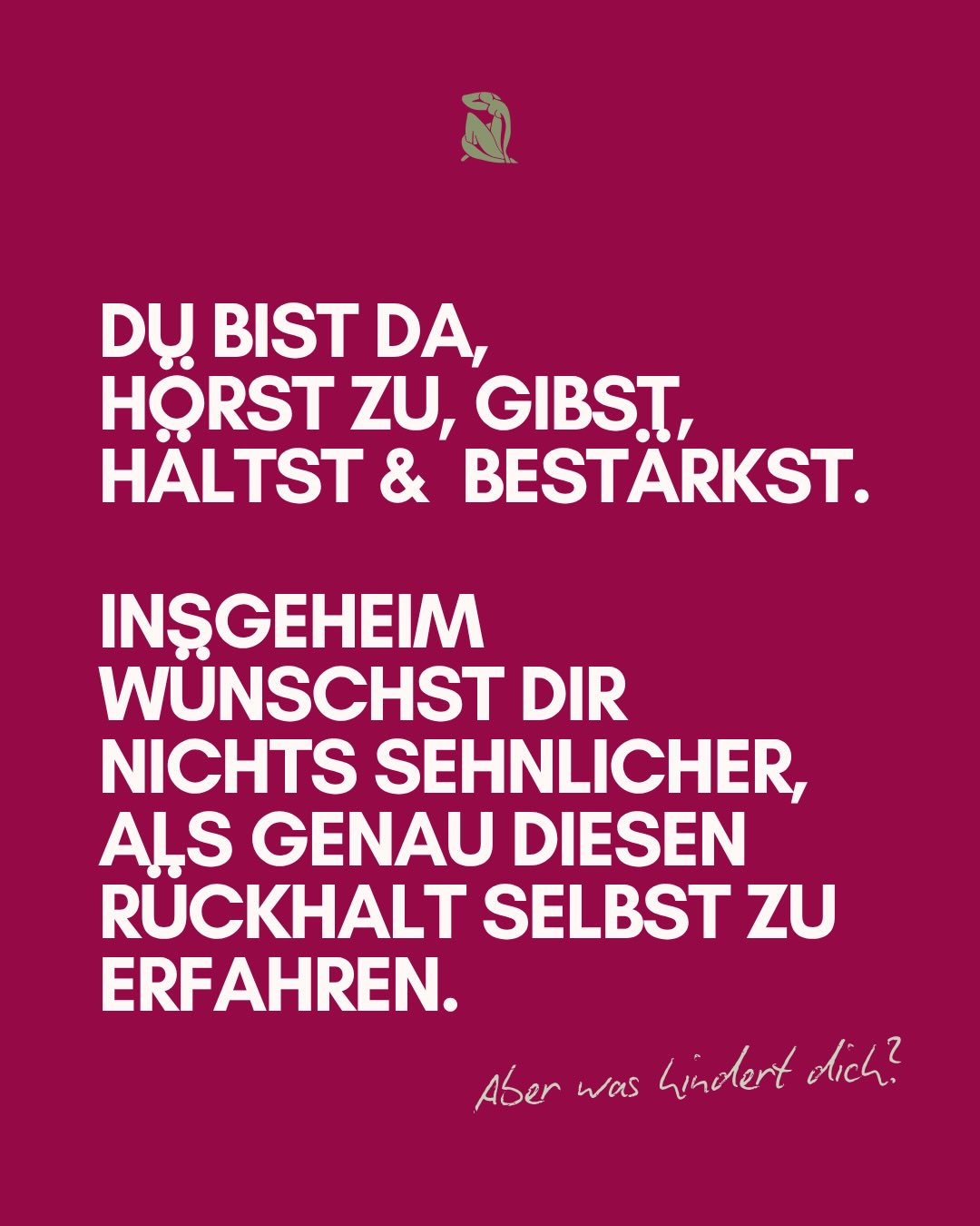 Es gibt kaum etwas, dass die letzten Wochen so präsent war (bei mir, bei friends & bei clients) wie dieser Zustand!
Oft fühlen wir uns in der Erschöpfung schnell überfordert, alleine, unsicher und ich kann’s echt kaum glauben, dass wir alle mit so einem ähnlichen Zustand unterwegs sind und uns darin dann aufgrund fehlender Kapazitäten kaum verbunden fühlen.
Daher gibts nen spontanen Workshop und zwar schon übermorgen!
Tending to Exhaustion
Donnerstag, 23.4. um 15 Uhr für 75min
Ein Ort zum weich werden, lernen, gemeinsam sein, spüren und fühlen (und mega wertvolle Übungen, die dich darin unterstützen und lernen damit umzugehen).
Spendenempfehlung: 5-20€
via Paypal
Schreib mit einfach ne Nachricht und du bekommst die Infos & den Link per dm
Das wird schöön, sanft und supportive ☁️🌼