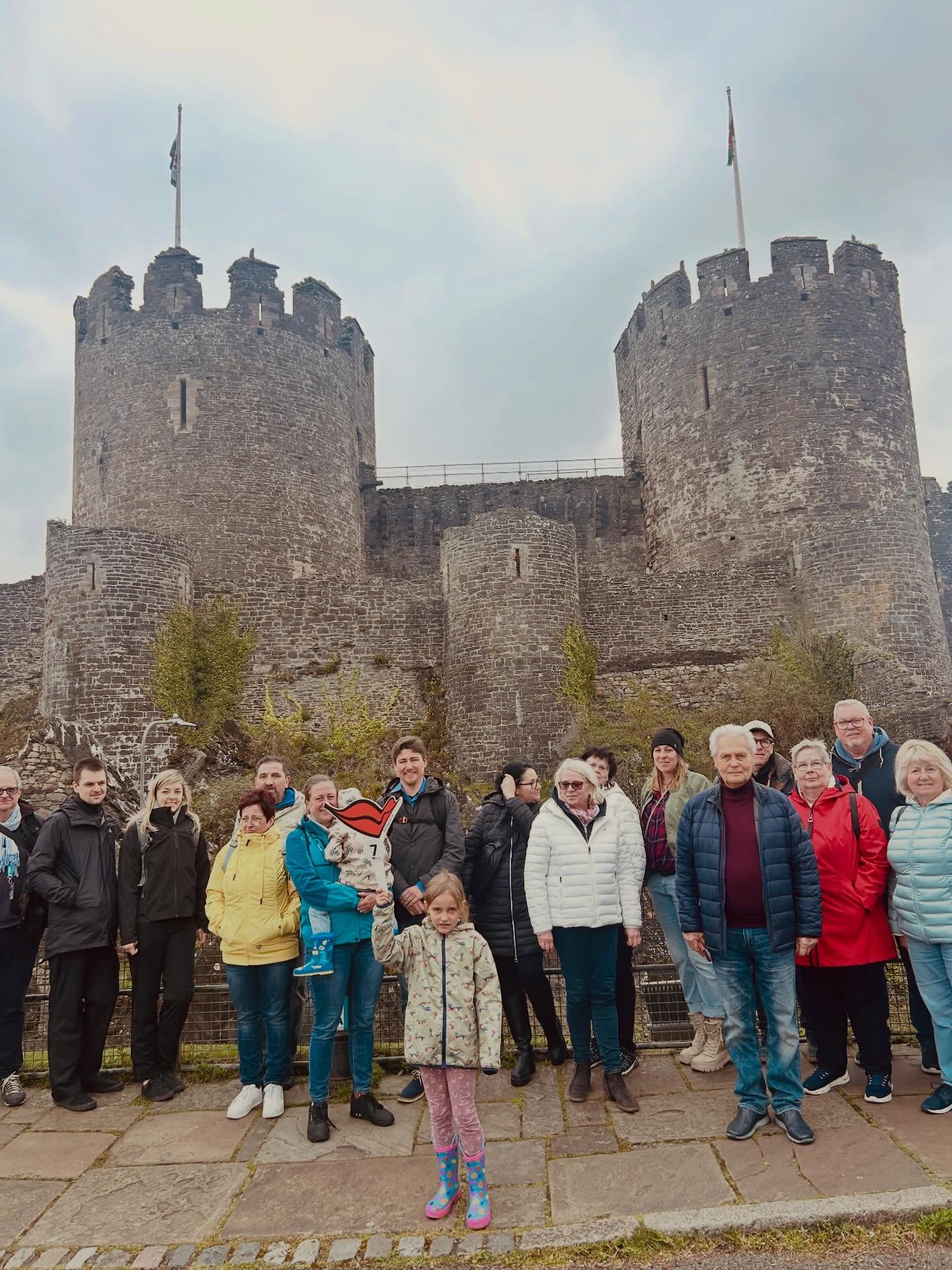 * Dark Chester * Cruise ship 🚢 tours * Wales 🏴 tours * The first tour of the new season from Holyhead with @aida_cruises for new friends from Germany 🇩🇪 We visited Conwy Castle 🏰 via @cadwcymruwales The Taylor Swift-themed @august_coffee_bar in Beaumaris The Smallest House 🏠 in Britain and the train 🚊 station in Llanfair PG with the longest name in Europe. Join me for your next Wales 🏴 tour. Iechyd da! #walestouristguide #walestour #cruiseshiptour #holidaysinwales #taylorswift