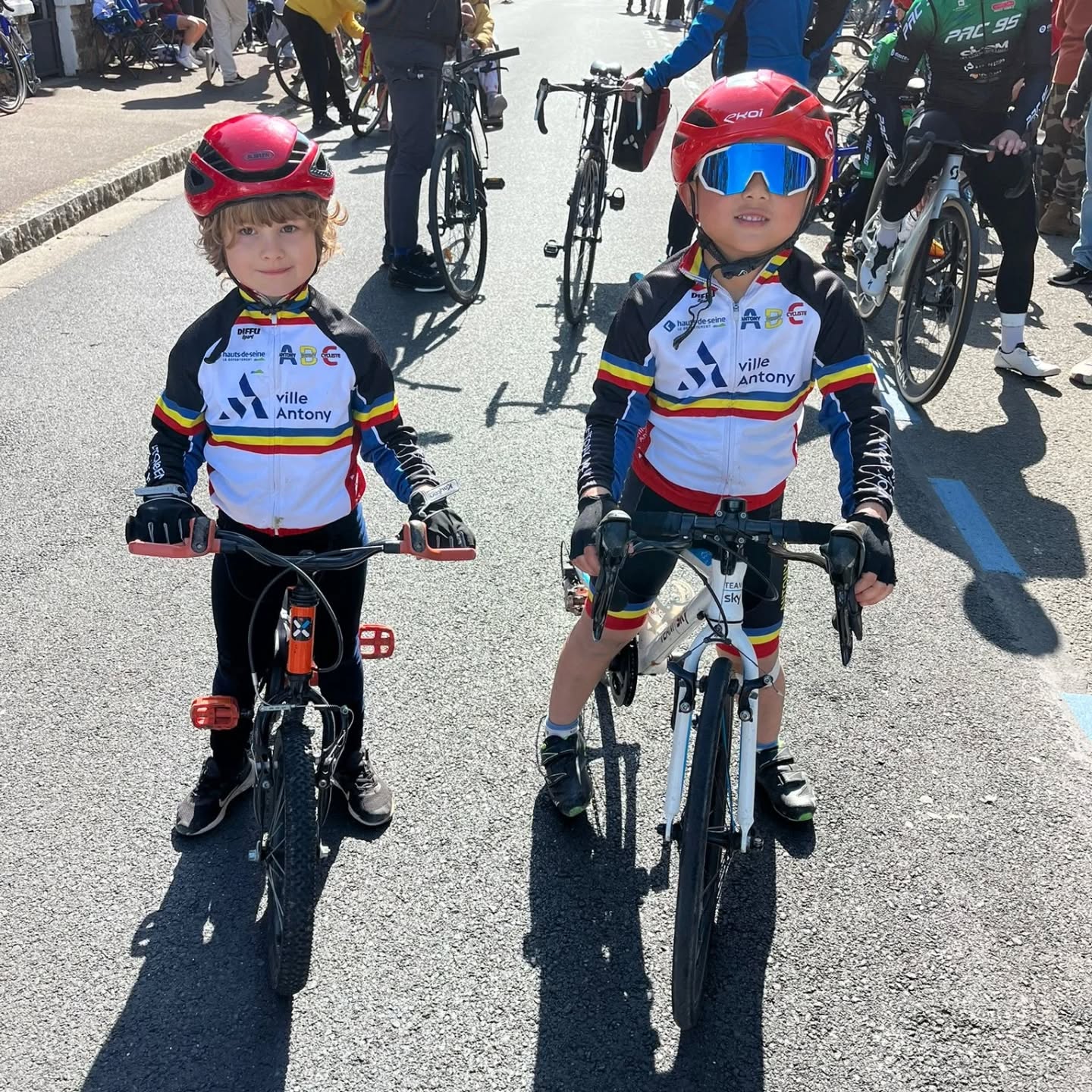 #ABCedv 🟦🟨🟥 L'école de vélo est présente à Saint Gratien aujourd'hui ✨️