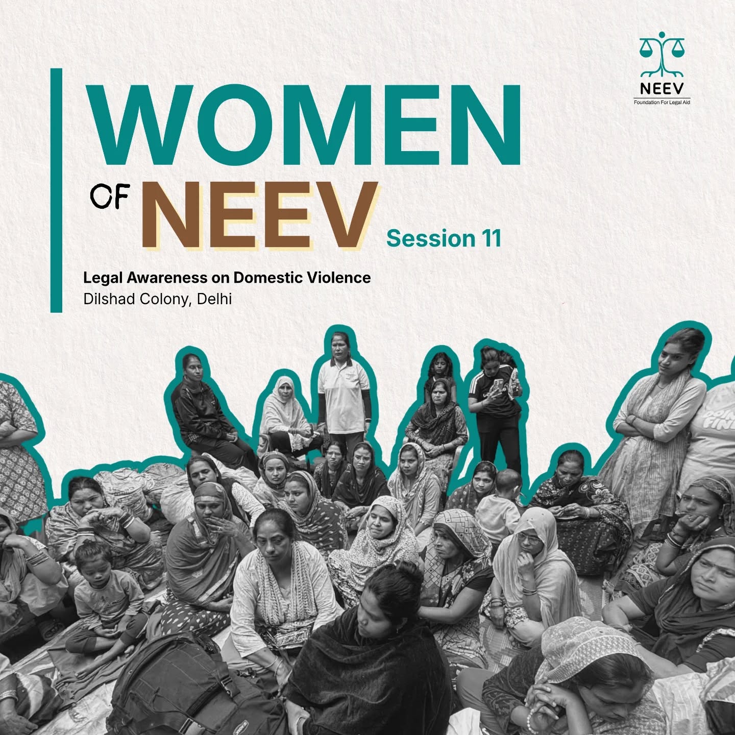 WoN 2.0 | Session 11 | Palak | Dilshad colony, Delhi
At Dilshad Colony, Palak, Project Coordinator at Slum Soccer, gathered women in a community space to learn about domestic violence laws, free legal aid and their rights. What began with curiosity soon turned into meaningful discussions, reflection and awareness.
Through simple explanations and relatable storytelling, participants were able to better understand different forms of violence and the support available to them.
Sometimes, even a small conversation can become the beginning of change.
Some conversations are difficult to begin — but powerful once they start.