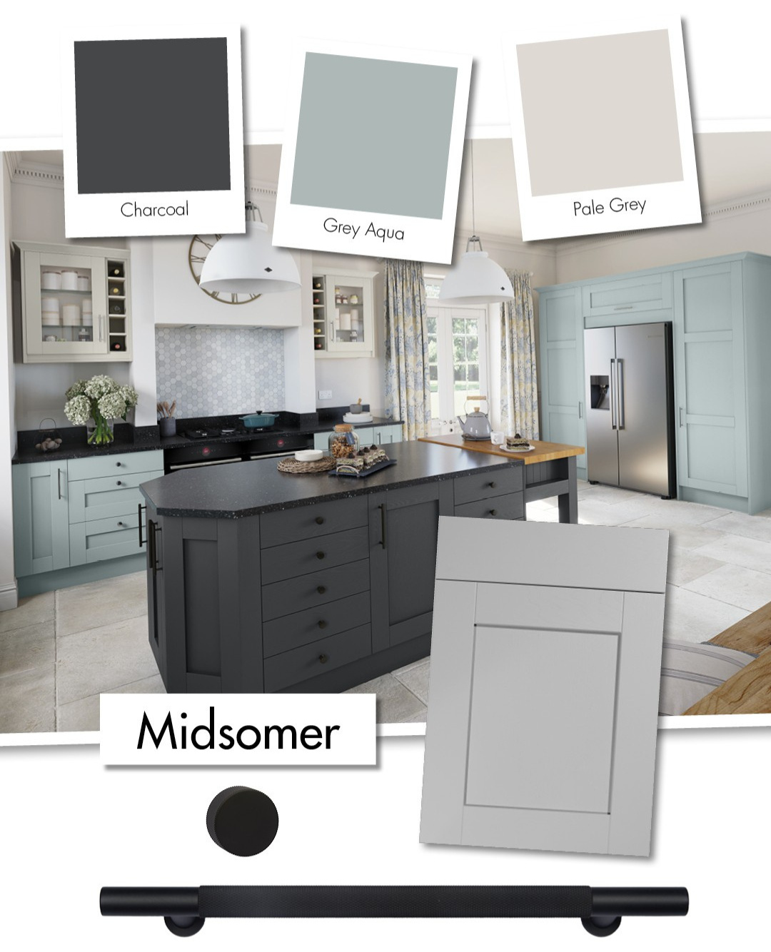 Saturday colour inspiration 🎨
Midsomer's palette goes from Silver Frost to Reed Green, Cashmere to Charcoal - 22 stunning painted finishes.
Which shade would you choose for your kitchen?
#Crown80 #CrownImperial #KitchenColours #PaintedKitchen #ShakerKitchen