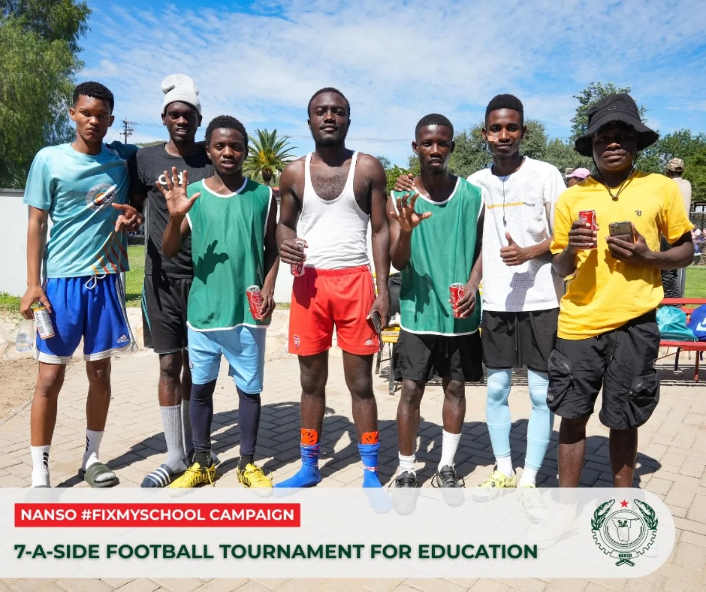 Faces of the #FixMySchool 7-A-Side Football Tournament.✊🏾💚