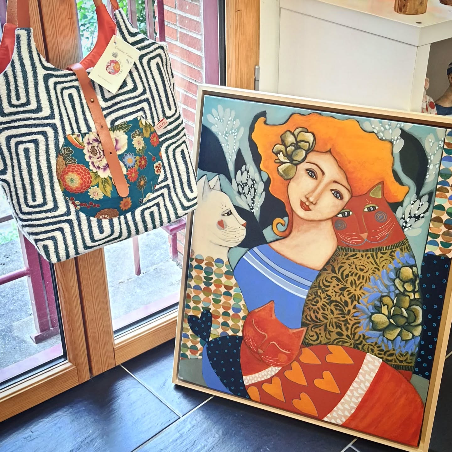 @floramerleau et @lilouswann
#painting #floramerleaupeinture #arttextile #lilouswann #galerielessouliersrouges