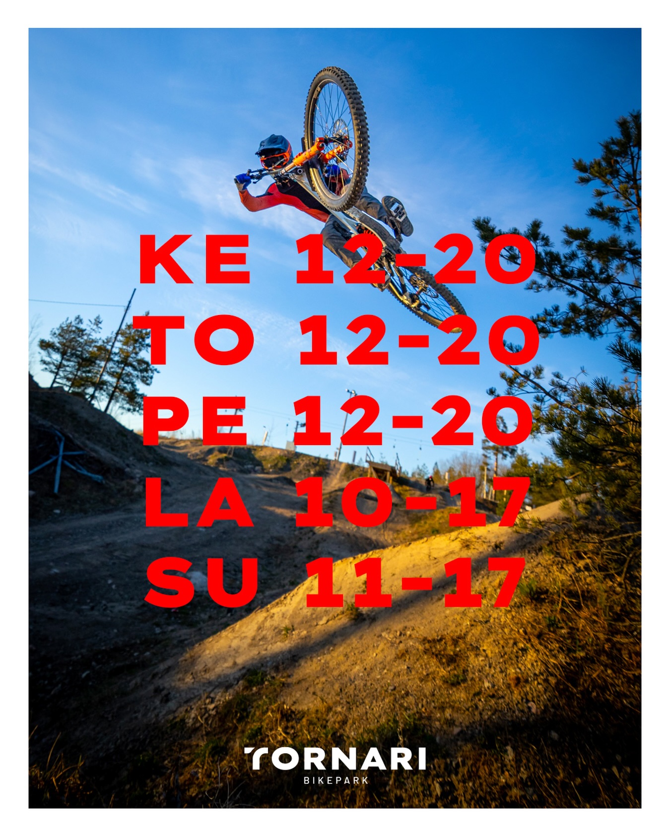 Haluaisitko lentää kuin Aaron? 🦅
Taas on useampi päivä ja lukematon määrä tunteja aikaa ottaa pomput haltuun. Viikon lukujärjestys, olkaa hyvät 🤝
Nähdään mäellä! 🫡
📸 @jorzazter