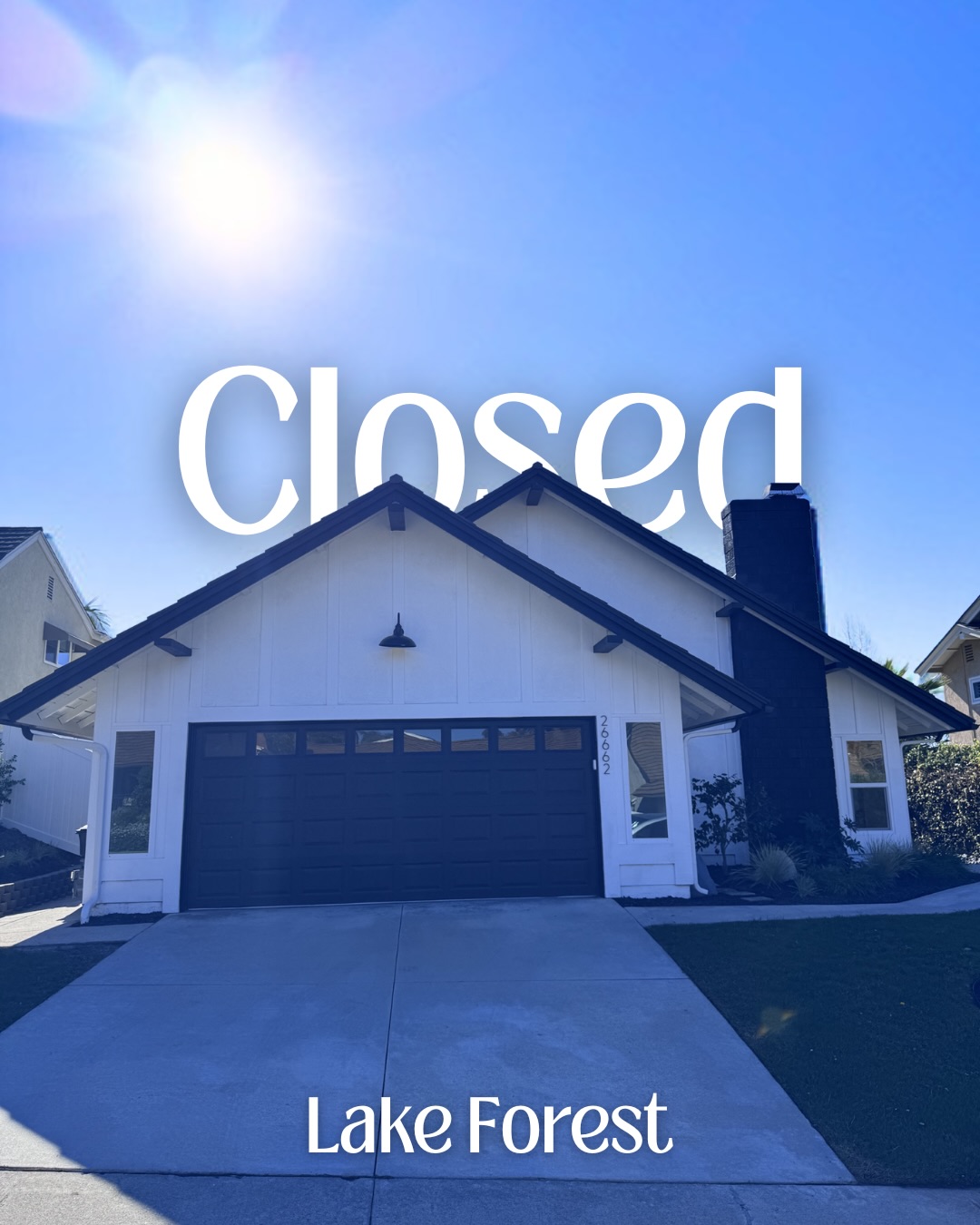 ✨CLOSED✨
Represented buyer
Ready to Buy or Sell in OC, Click the link in my Bio and Book a 1:1 Call📱with me to get started! I’d love for us to chat!
🙋🏽♀️ ChiChi Achara, SoCal REALTOR
📲 949-545-4309
📧 SocalRealtorChi@gmail.com
🌎 www.chichiachara.com
📍 Orange County, CA
#lakeforestca #lakeforestcalifornia #orangecountyrealtor #oc